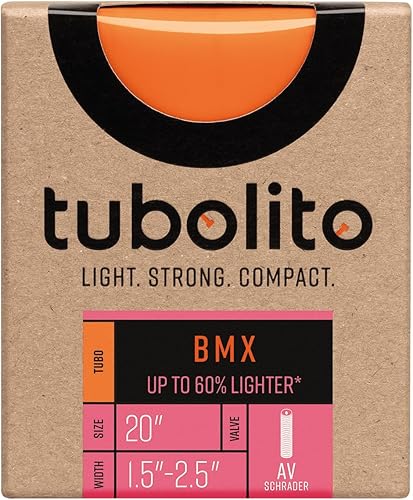 Tubolito Tubo BMX 20" 1.5-2.5", 1.654 in Válvula Presta, Naranja