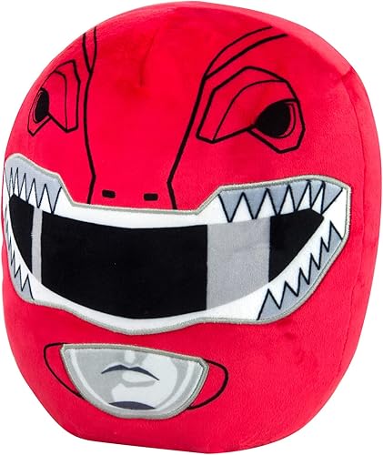 Miniatura 10 de Club Mocchi Mocchi - Peluche Mighty Morphin Power Rangers - Peluche de Ranger rojo - Peluches de 30 aniversario de Power Rangers - 15 pulgadas