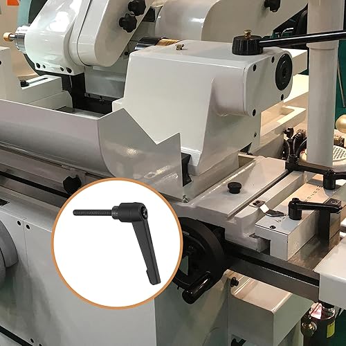 Miniatura 131 de uxcell 2 perillas ajustables M8 x 3.150 in, mango de rosca macho, botón de trinquete de liberación rápida, perno giratorio para maquinaria de torno