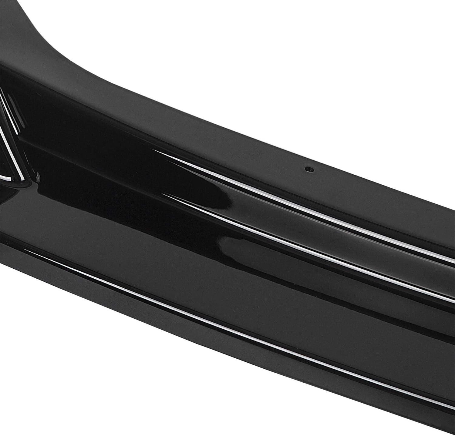 HECASA Front Bumper Lip Compatible with 2014-2017 Infiniti Q50 Base Spoiler Splitter Body Kit Premium Gloss Black