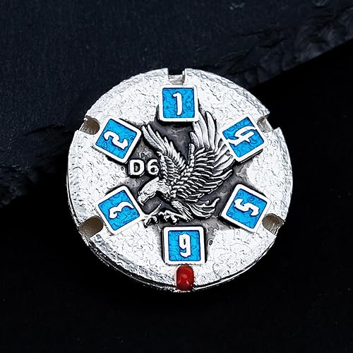 Miniatura 5 de Juego de dados de metal huecos poliédricos de calavera, adecuado para juegos de mesa de Calabozos y Dragones, juego de mesa MTG, D&D Pathfinder