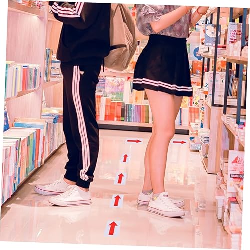 Miniatura 8 de Parliky 500pcs Arrow Label Shipping Sticker Adhesive Arrow Sticker Removable Small Circle Dot Paper Red Arrow Sticker Coated Paper Self-Adhesive