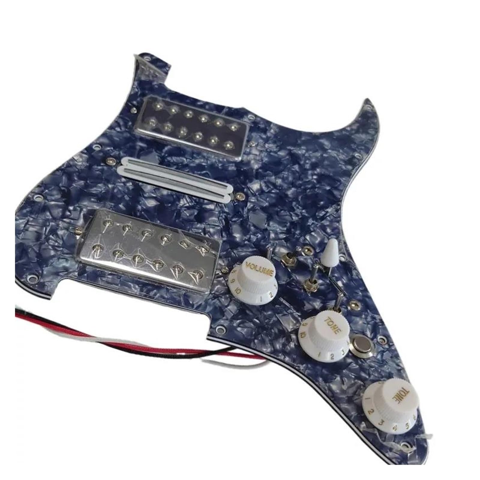Il Set Di Pickup Battipenna Precablato HSH Per Chitarre Elettriche Include Humbucker Cromati Pickup Per Battipenna Della Chitarra