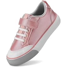 GINNI Toddler Boys Girls Sneakers Casual Slip On School Canvas Shoes | Rubber Protective Toe, Lightweight Rubber Sole, High-Density Foam Insole, Toddler/Little Kid/Big Kid