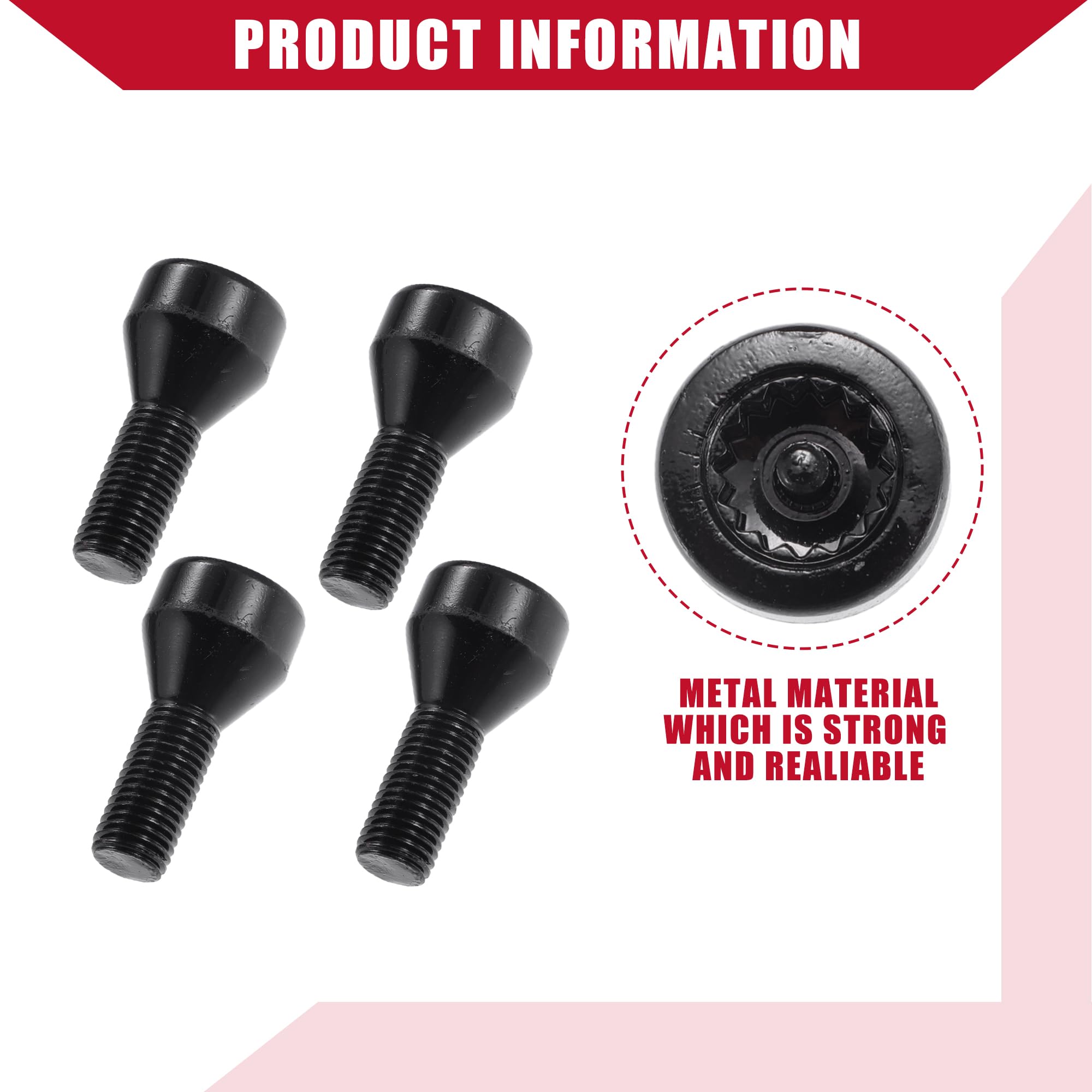 Amazon.com: Hihaha No.36136786419 Wheel Lock Set Lug Nuts Bolts