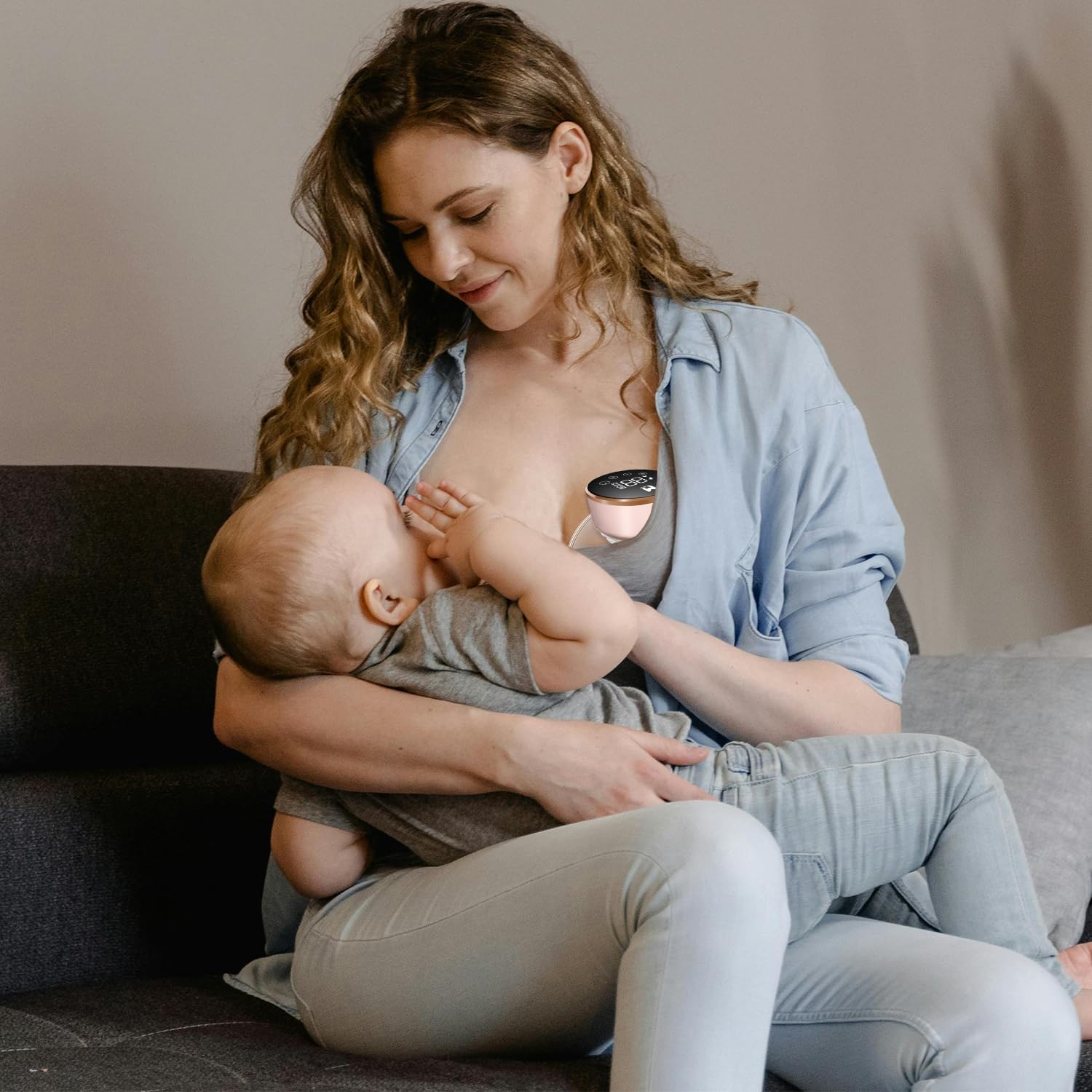 MOMAINI Wearable Breast Pump, Hands-Free Ultra Quiet Electric Breast Pump with 3 Modes & 9 Suction Levels, Leak-Proof Design, 19/21/24MM Flanges, Portable for Nursing Moms 9 71suthsPT3L. AC SL1500