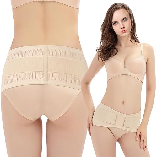 CXNGD Cinturón sacroilíaco para mujeres y hombres, cinturón sacroilíaco SI articular, cinturón de ciática, cinturón de soporte pélvico, cinturón