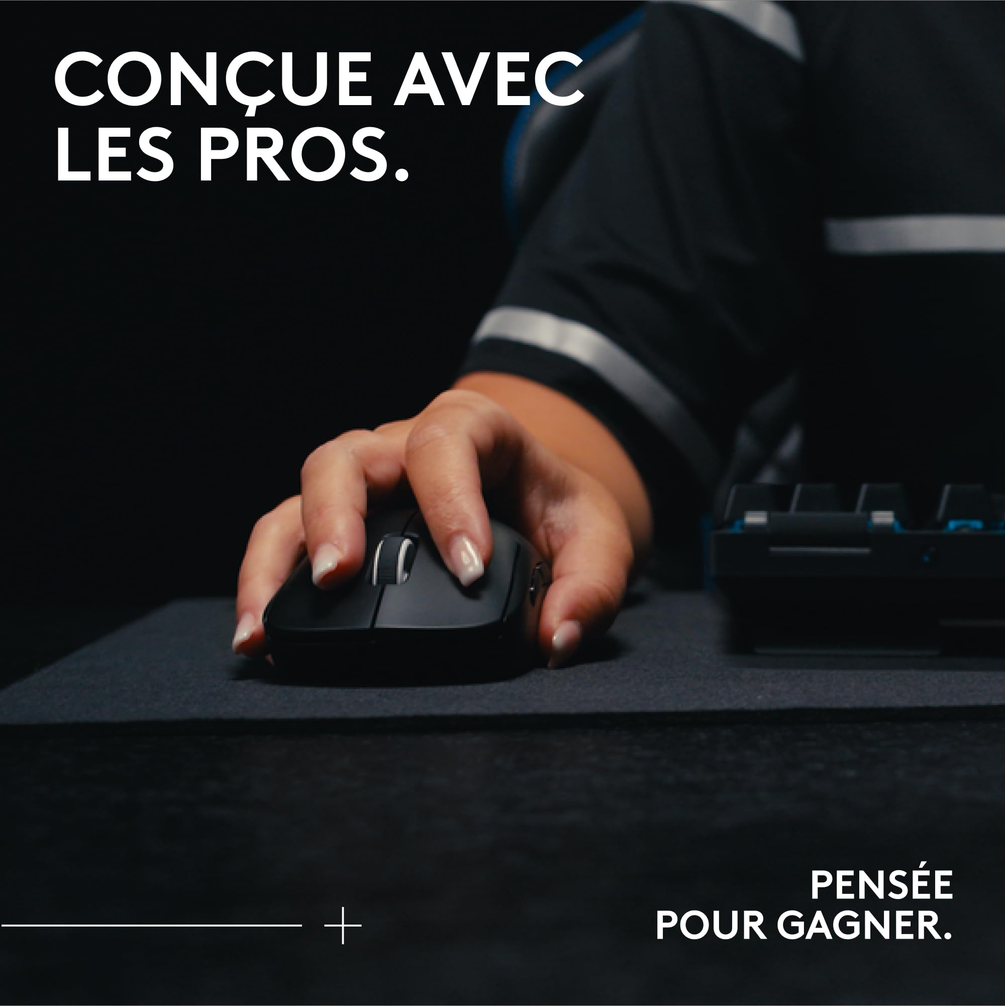 Logitech G PRO X SUPERLIGHT 2 SE, souris gaming sans fil | Souris Pro-Grade 60 g, 5 boutons, capteur 44 000 DPI, taux de rapport 8 kHz, recharge USB-C, pour PC/Mac - Noir
