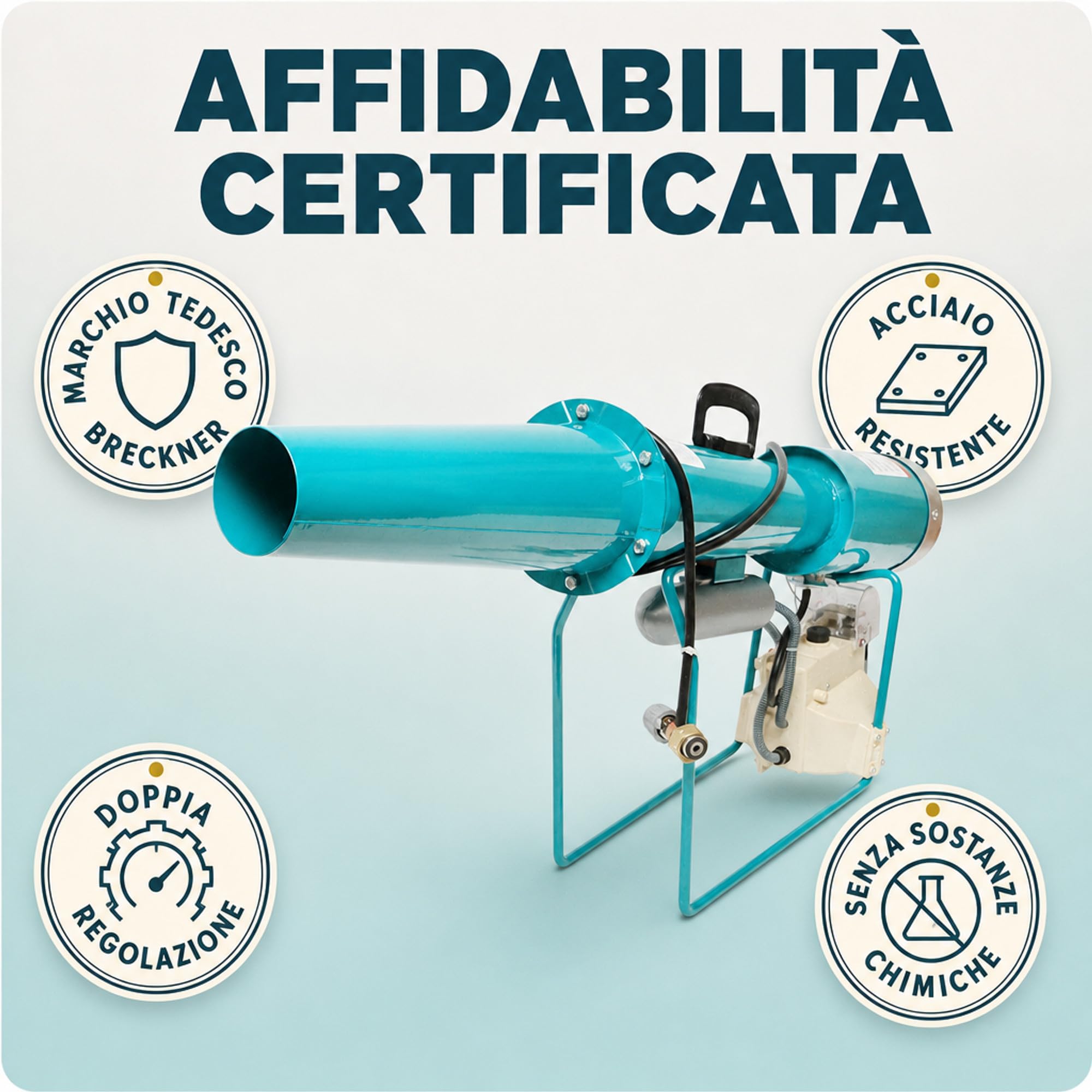 Cannone a Gas GPL spaventa Uccelli e ungulati per Colture e vigneti