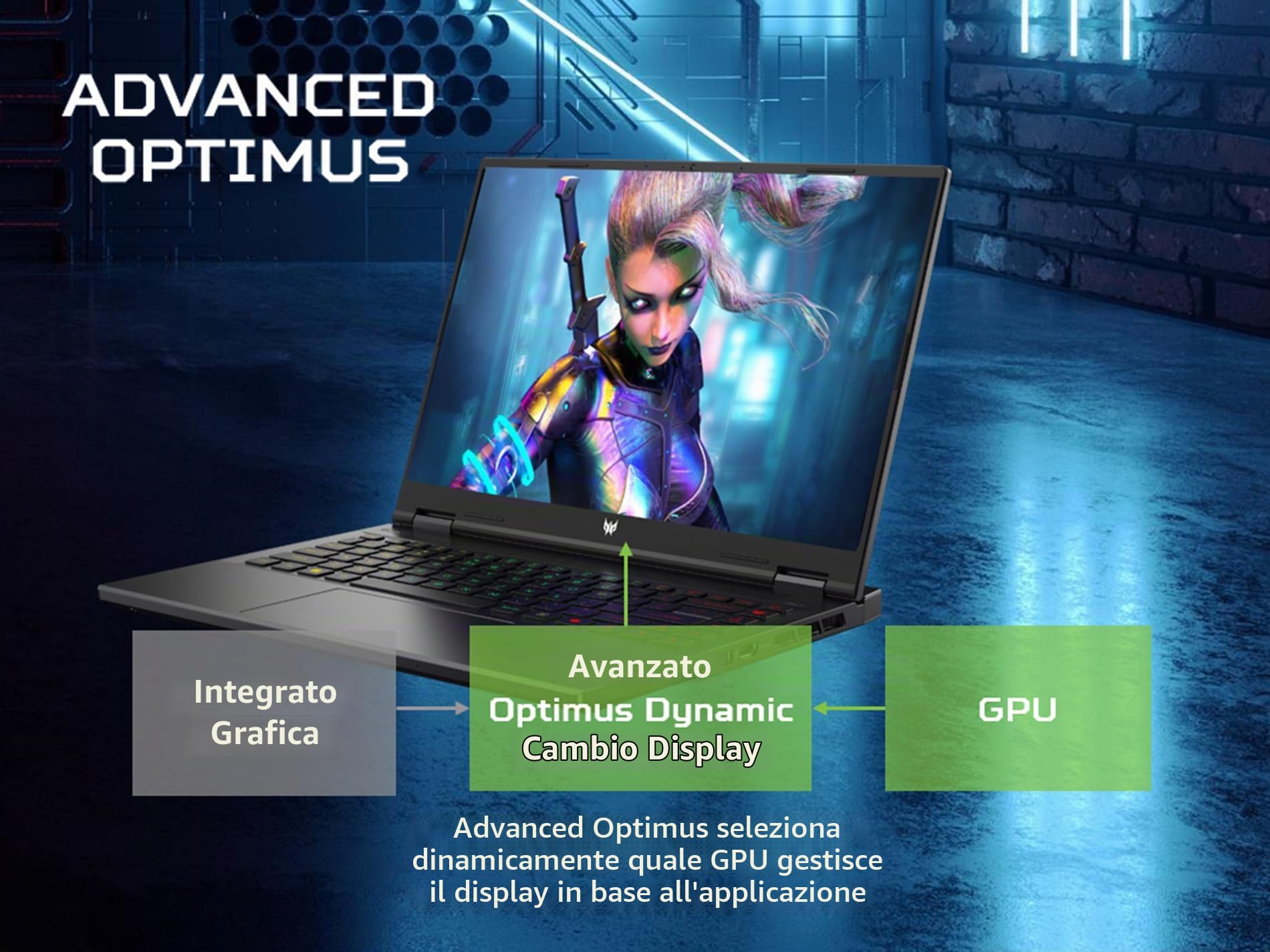 acer Predator Helios Neo 14 Gaming Laptop | Display WQXGA IPS 120Hz da 14,5 pollici | Alimentato dall'intelligenza artificiale | Processore Intel Core Ultra 7 155H | NVIDIA GeForce RTX 4060 | 16 GB