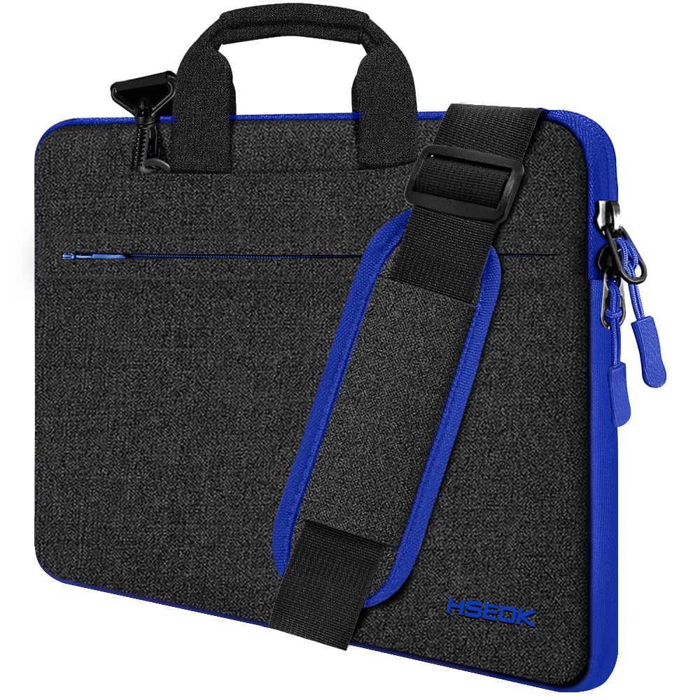 Hseok Laptop Shoulder Bag 15 15.6 16 Inch Briefcase, Compatible With MacBook Pro 16 inch 2025-2019 M4 M3 M2 M1, Mac 15.4", XPS 15 and Most 15-16 inch