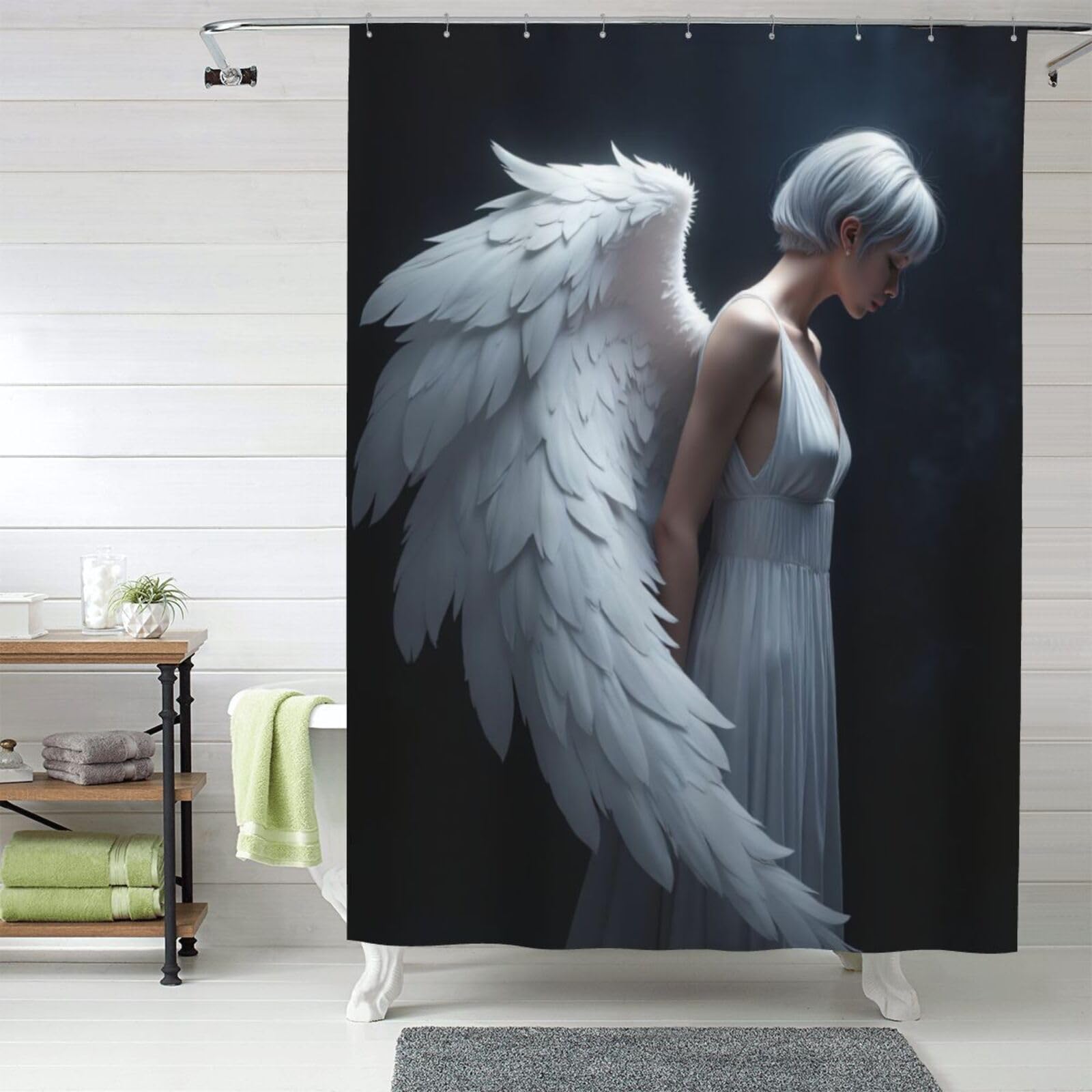 Rideau de douche 152x183 cm pour créer un cocon minimaliste