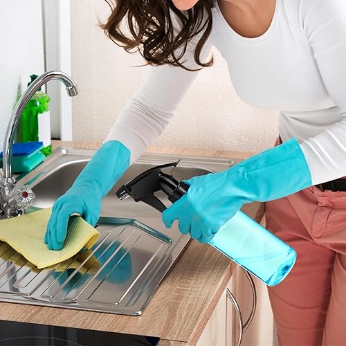 Miniatura 7 de Lallisa 36 botellas de plástico de 16 onzas a prueba de fugas, botellas vacías para soluciones de limpieza, botella rociadora de agua con boquilla,