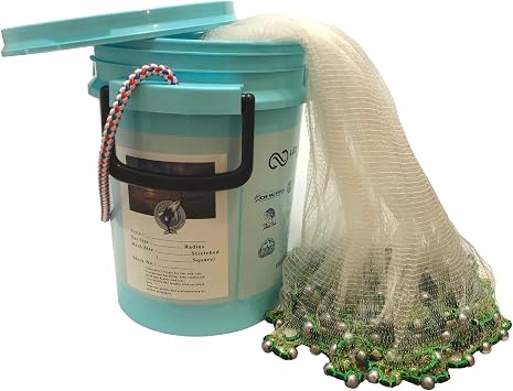 Humpback Ballyhoo Cast Nets 1/2" Sq. Mesh 11 Ft