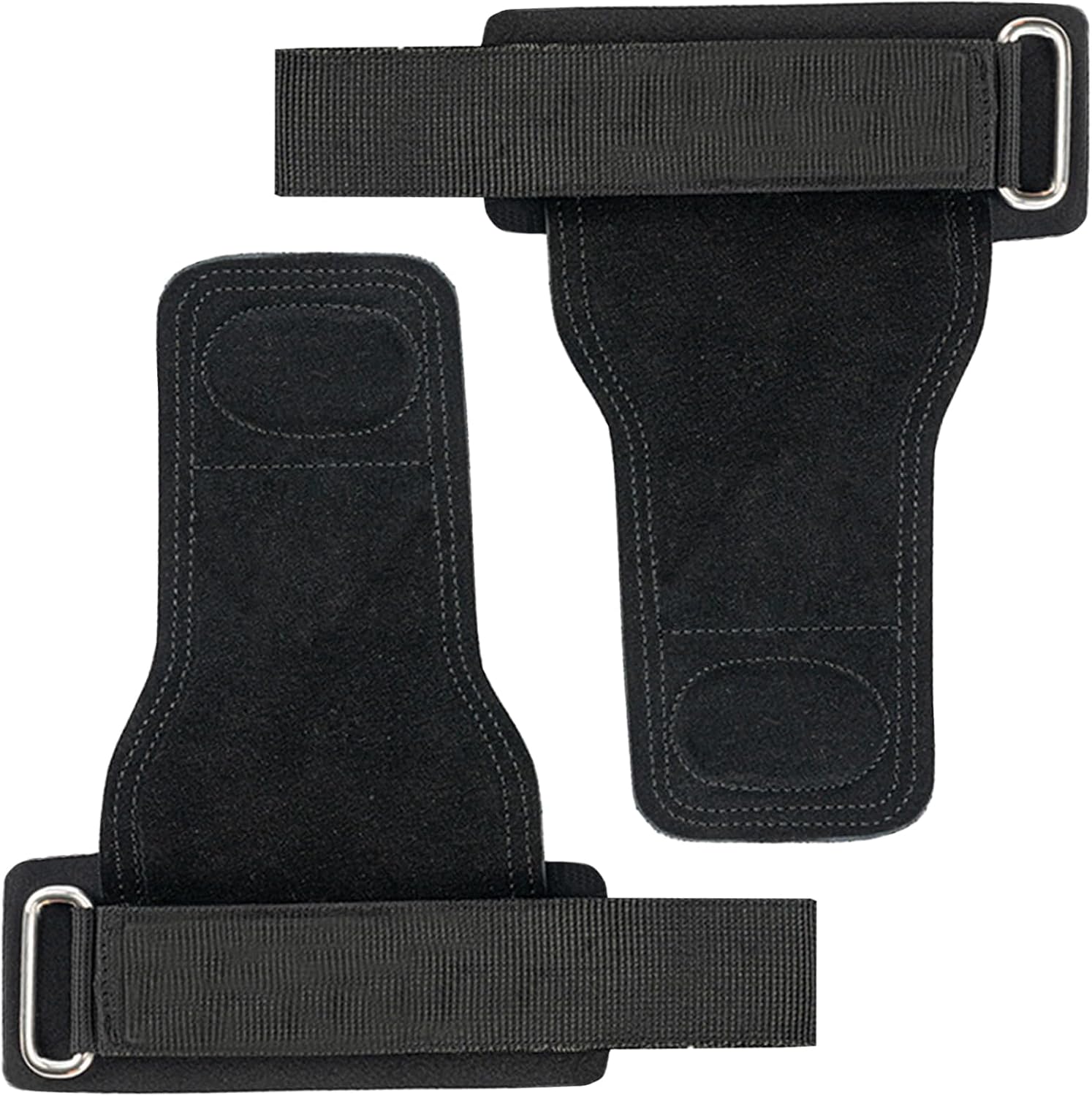 Lifting Straps Strength Training Non-Slip Fit Grip Lifting Straps Gym Accessories Lifting Straps Made of Double Layer Cowhide Leather Wrist Protection Lifting Straps for Bodybuilding