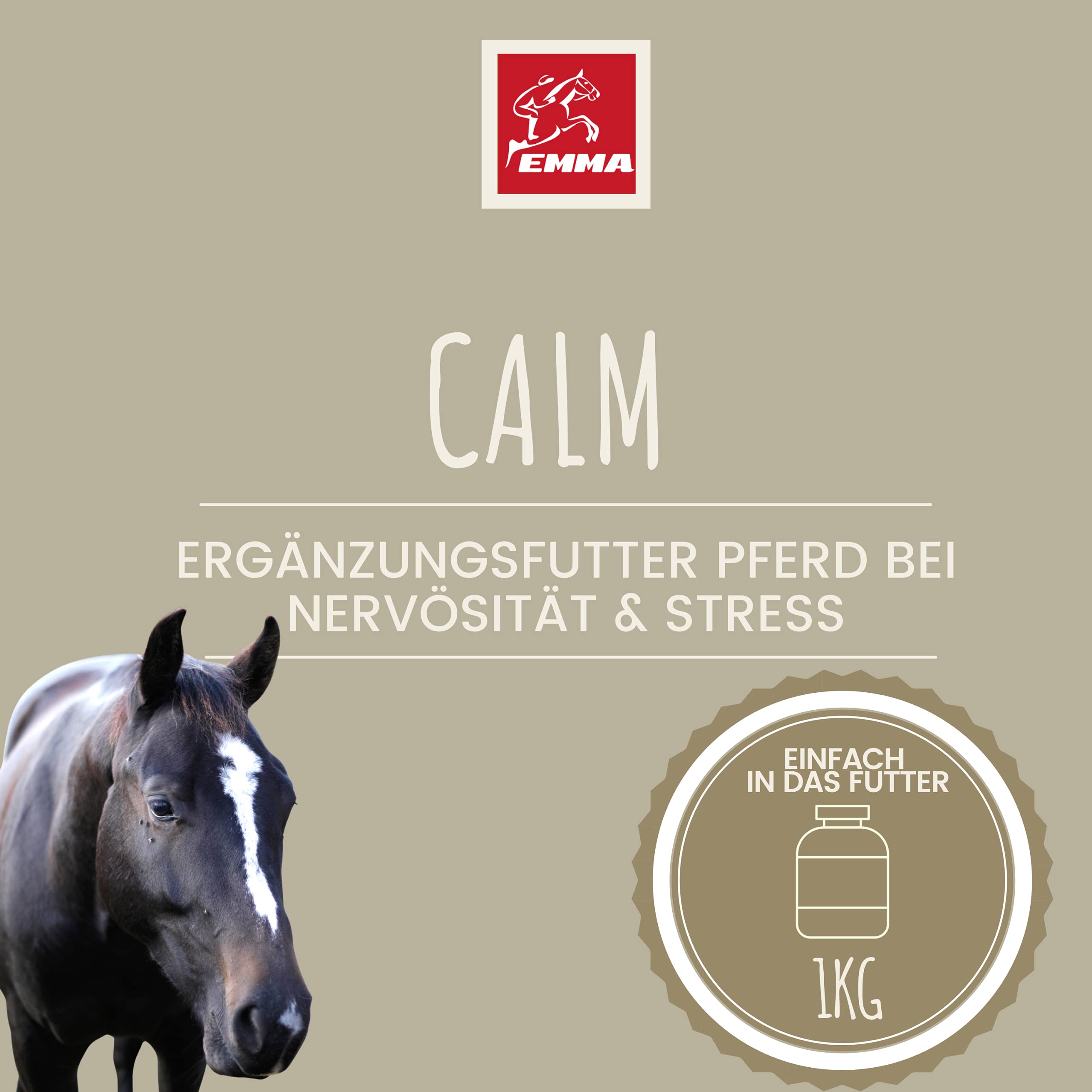 Buy EMMA® Horse supplements magnesium I Calmer for horses plus Vitamin