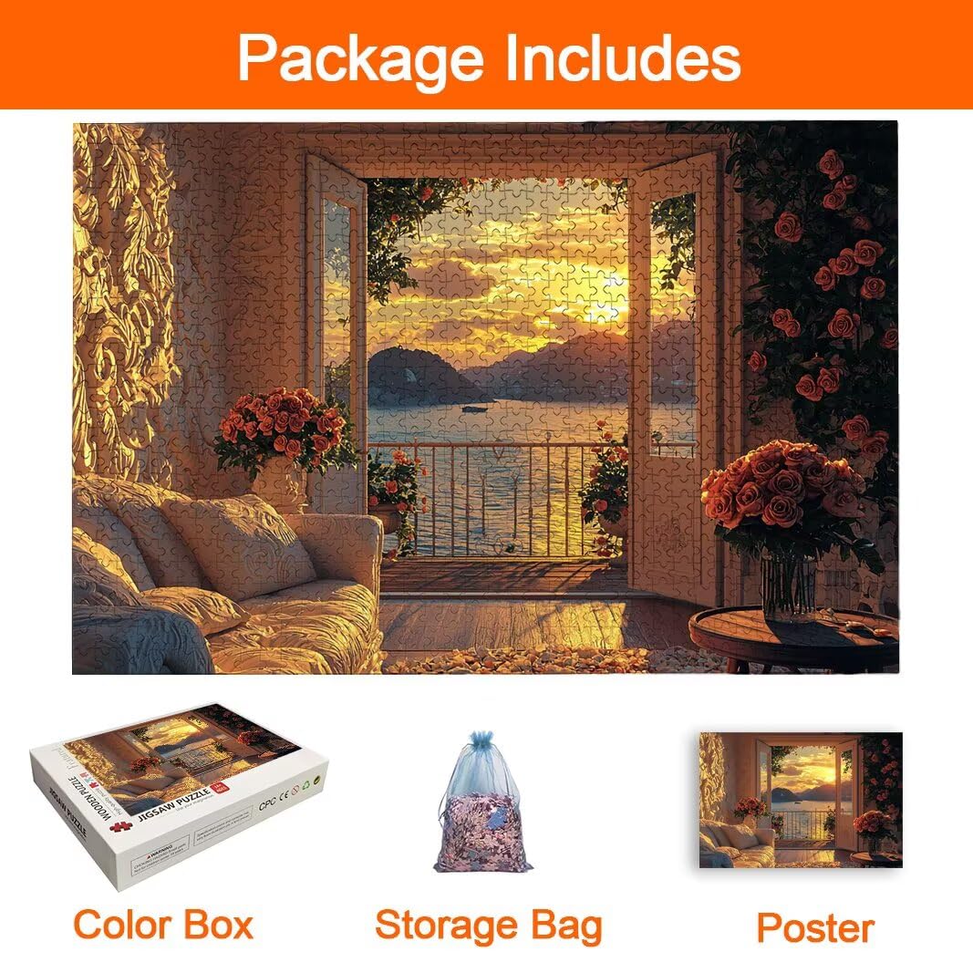 Puzzle Casa, Puzzle 2000 Pezzi Adulti per Decor, Regalo Donna/Uomo -8752