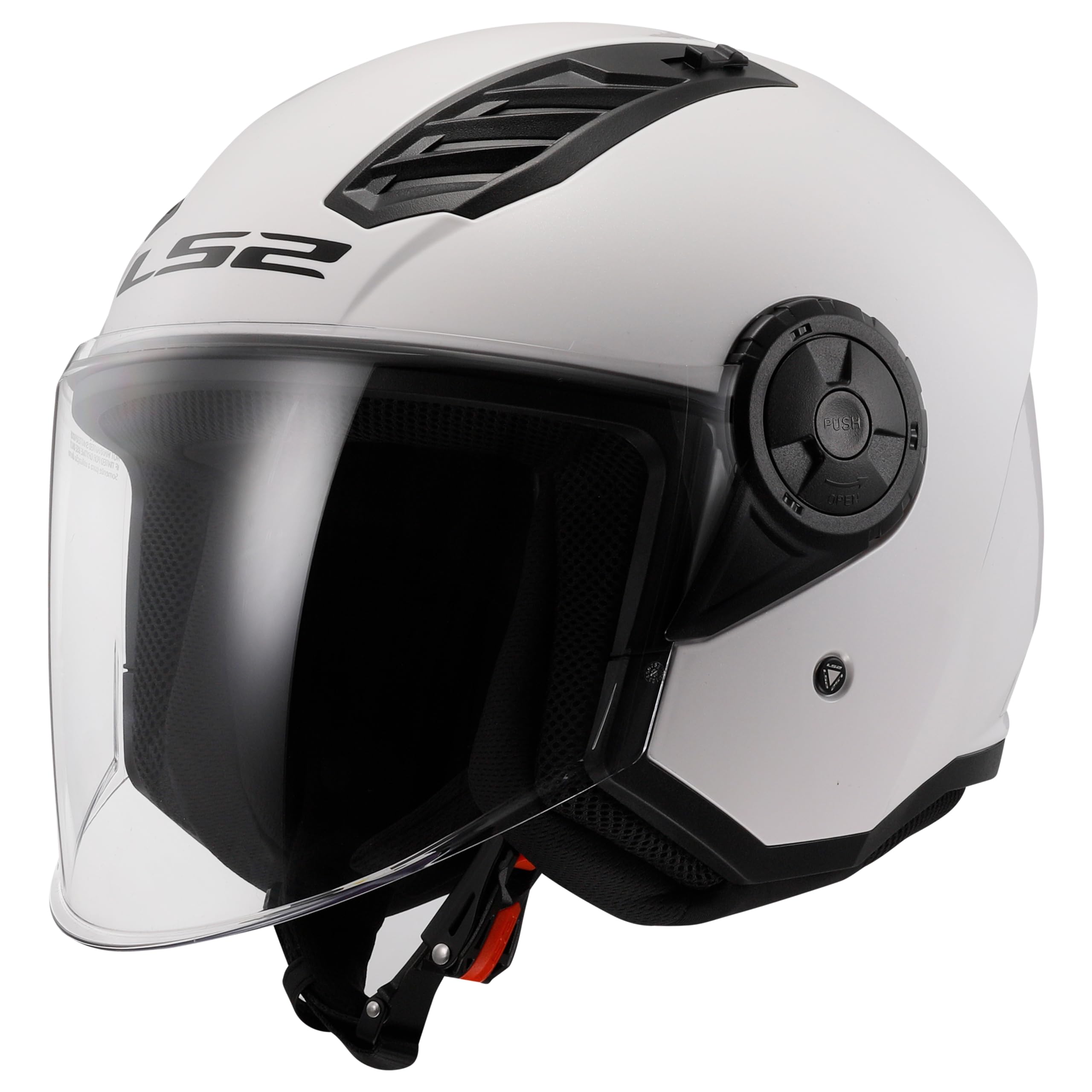 LS2Open Faced Motorcycle Helmet Airflow II ECE 22.06 Gloss