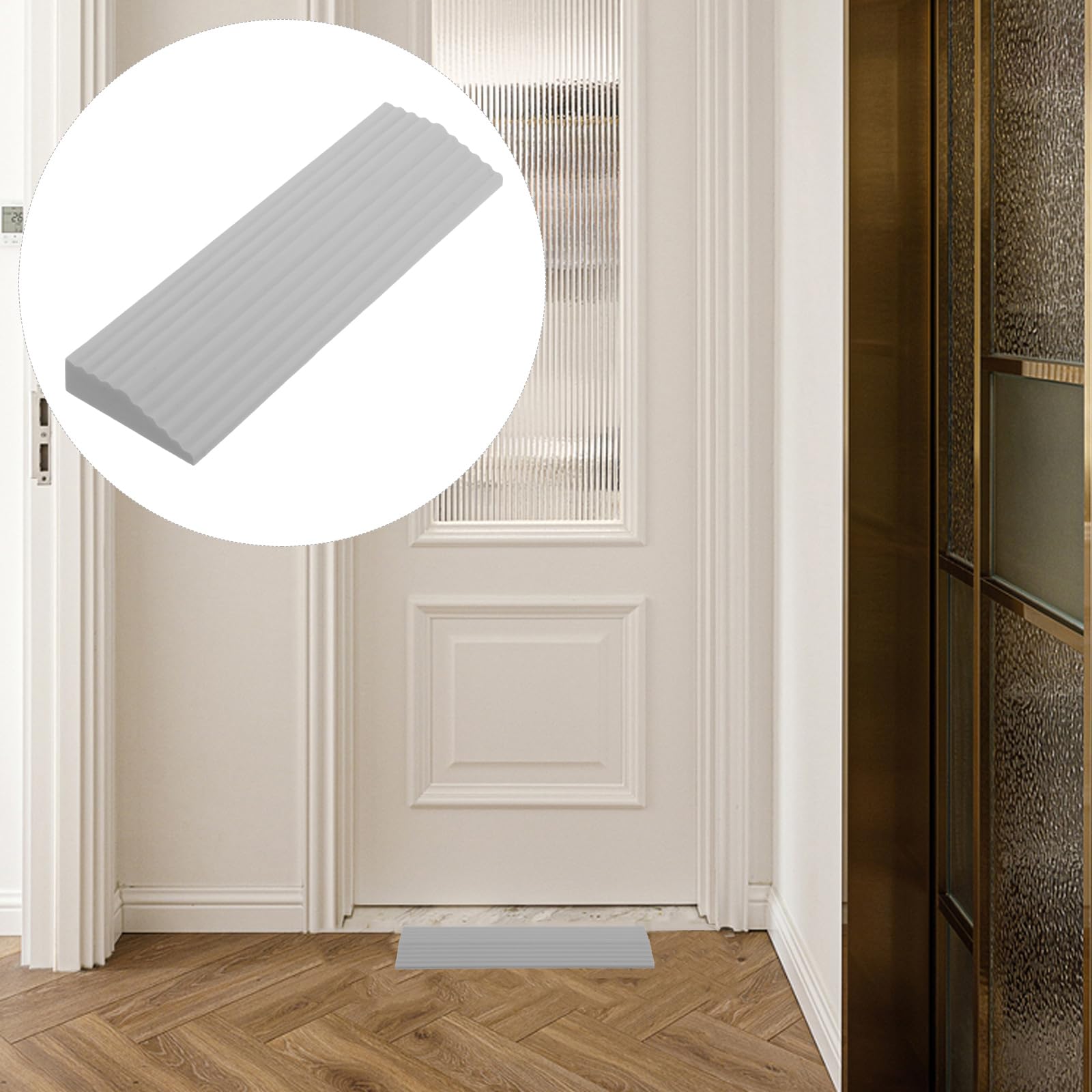 Healeved Rampa De Plástico Antideslizante para Robot Aspirador Entrada De Umbral Portátil para Hogar Tienda Hotel Facilita Subida De Escalones Pequeños Y Bordillos