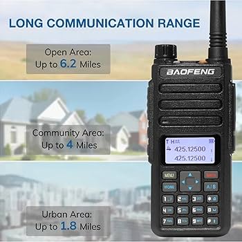Amazon.com: BAOFENG DR-1801 DMR Radio AES256 Digital/Analog
