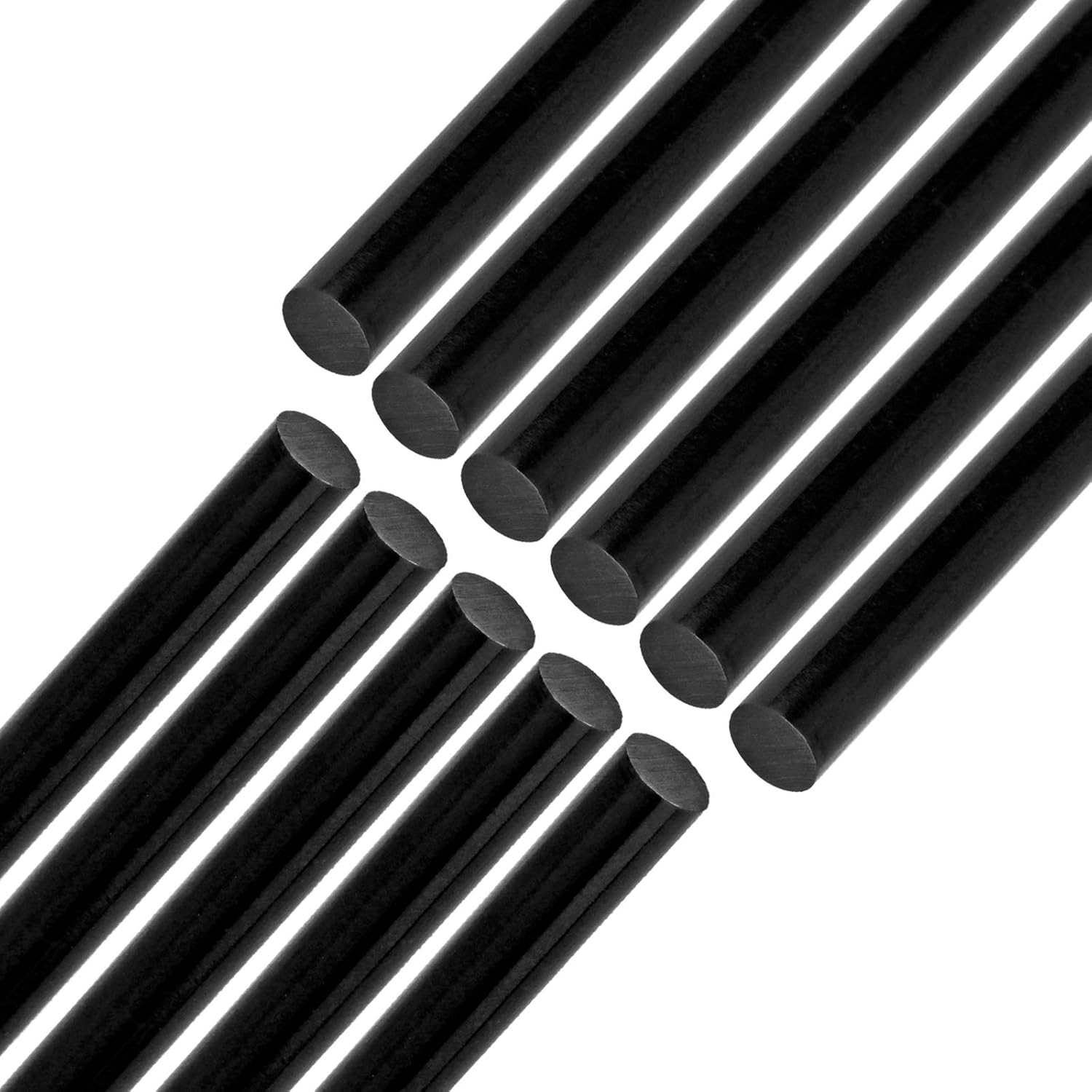 OCGIG 20 Pcs 11mm x 200mm (0.43Inch x 8Inch) Adhesive Glue Sticks Hot Glue Sticks Black for Car Audio Craft General Purpose : Arts, Crafts & Sewing