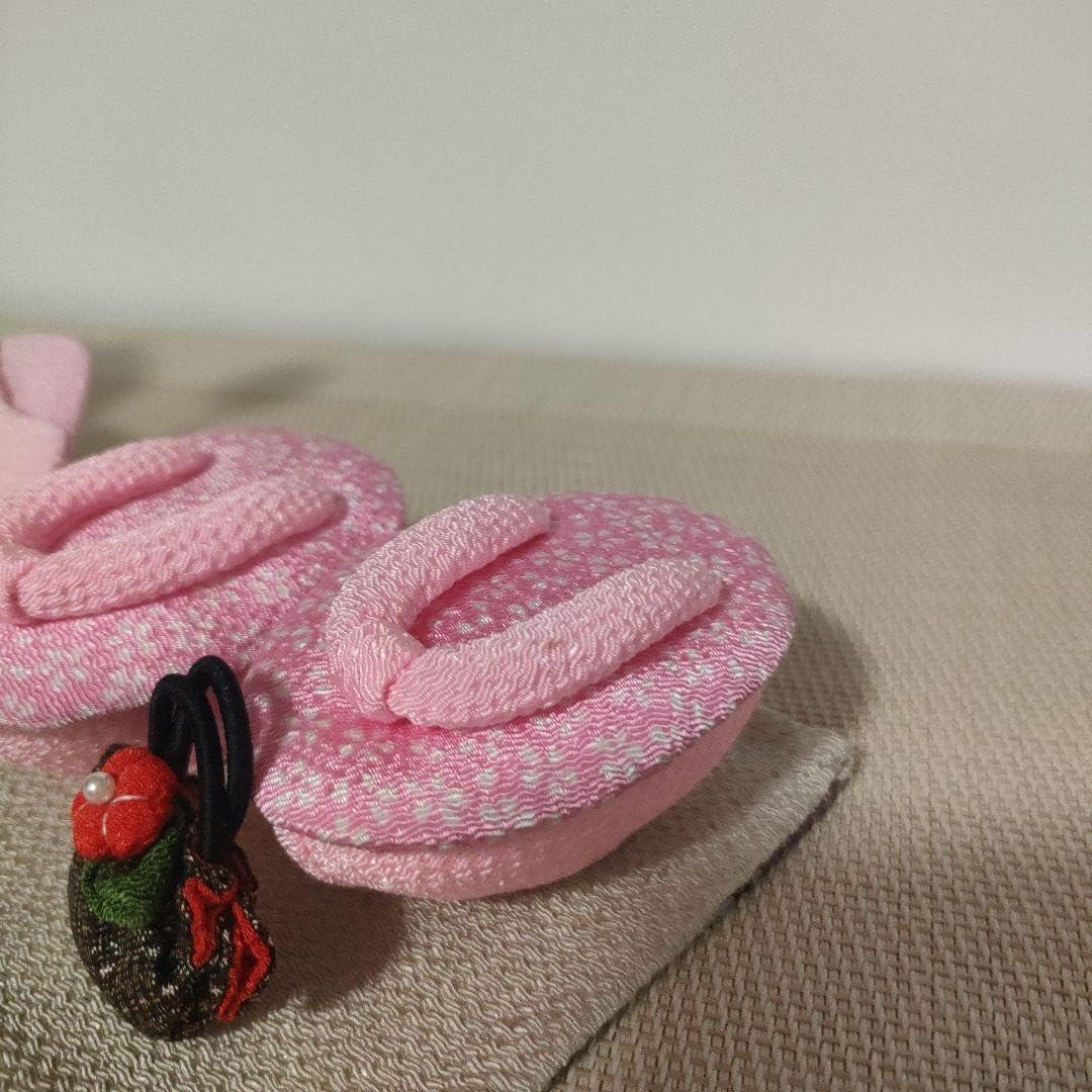 Amazon.co.jp: ちりめん細工の置物飾り 蓮の花 草履 : ホーム＆キッチン