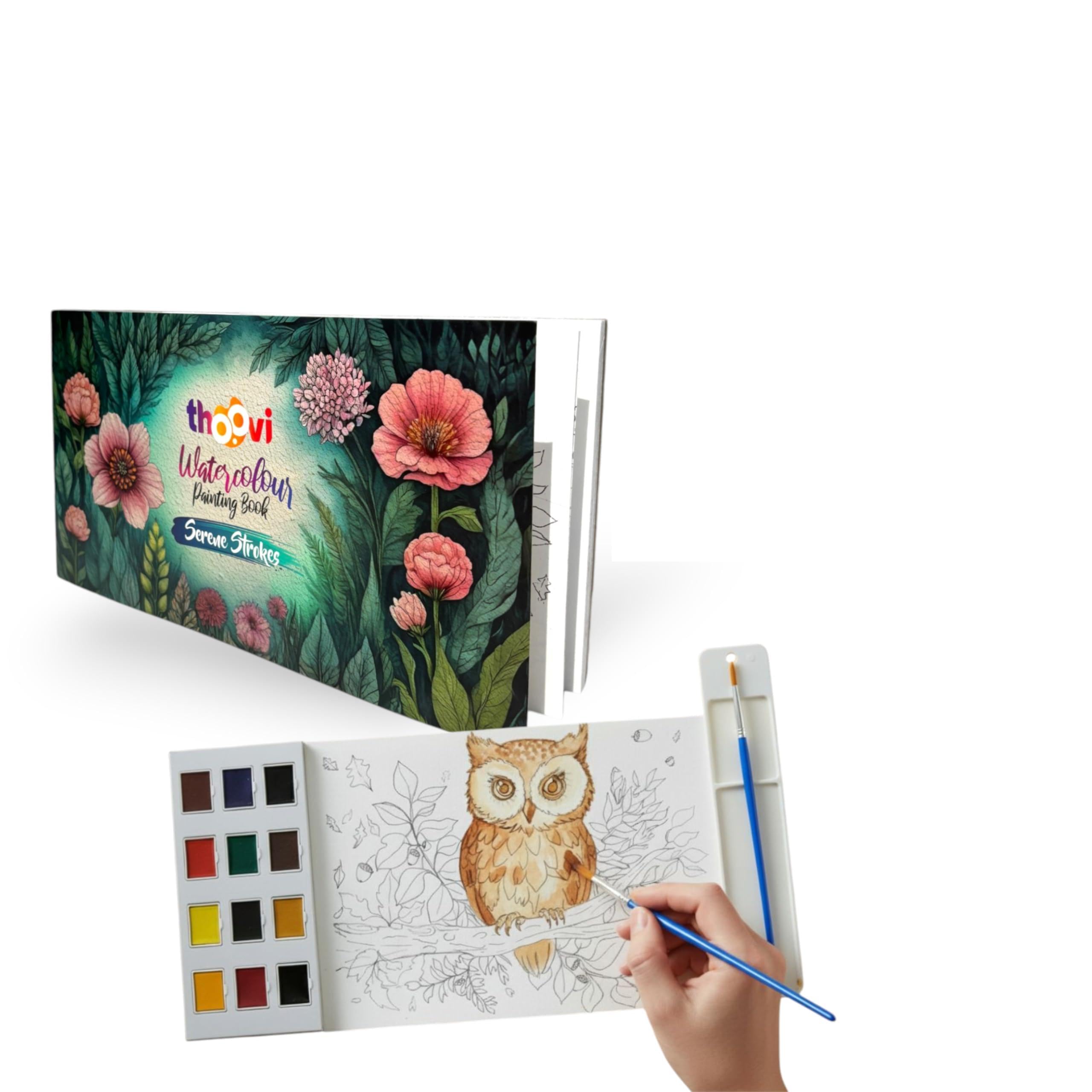 Thoovi - Premium Watercolours - Serene Strokes - Watercolour Illustration Book-image-1
