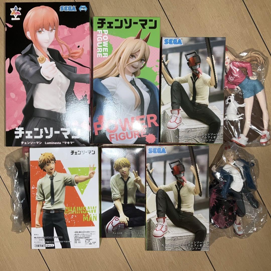 Amazon.co.jp: チェンソーマン マキマ デンジ パワー フィギュア 9体