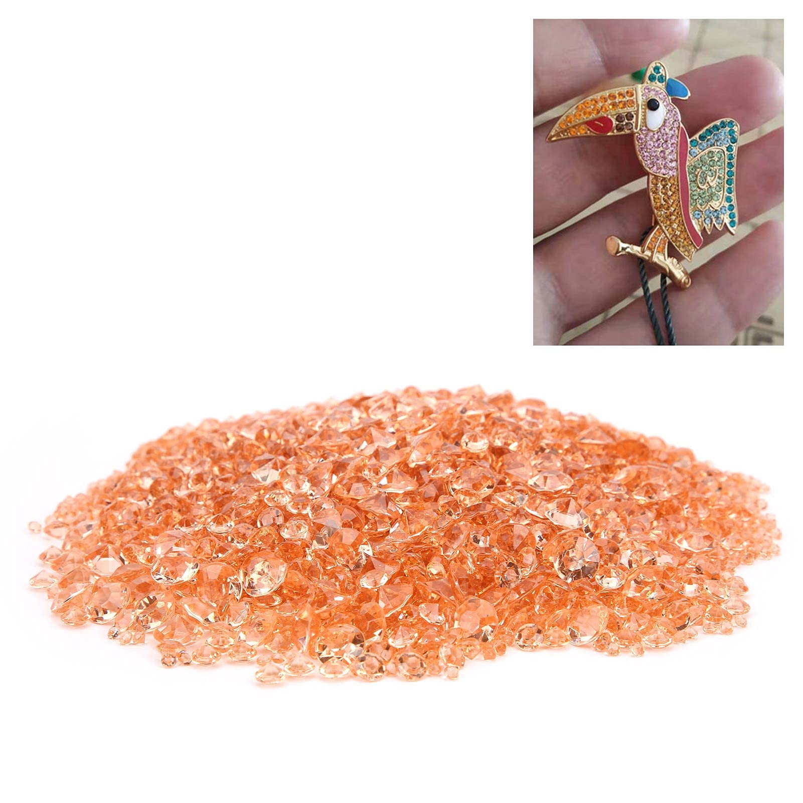 FENGCHUANG 4000 Pieces Diamond Decoration, Rose Gold FENGCHUANG 4000 Pieces Diamond Decoration, Rose Gold