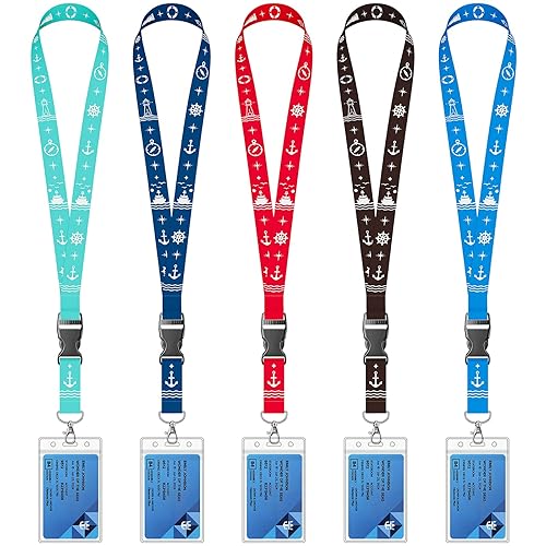 Cruise Lanyard for Ship Cards, 5 Pack Cruise Ship Lanyards