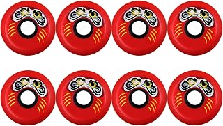 JHKJ 8 of Pack Inline Replacement Wheels whith Bearings 85A Inline Wheels Replacement Wheels for Outdoor Asphalt Formula 72mm 76mm 80mm