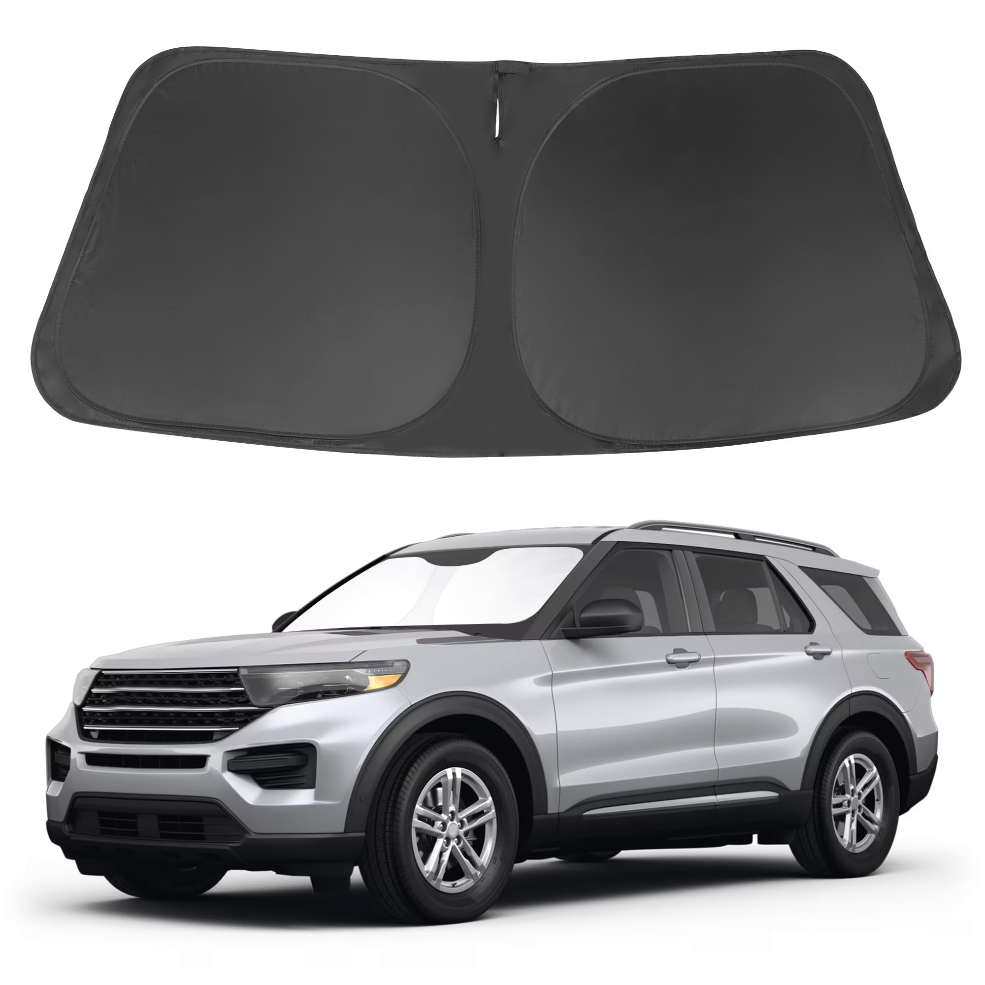 Windshield Sun Shade for 2020-2026 Ford Explorer Accessories