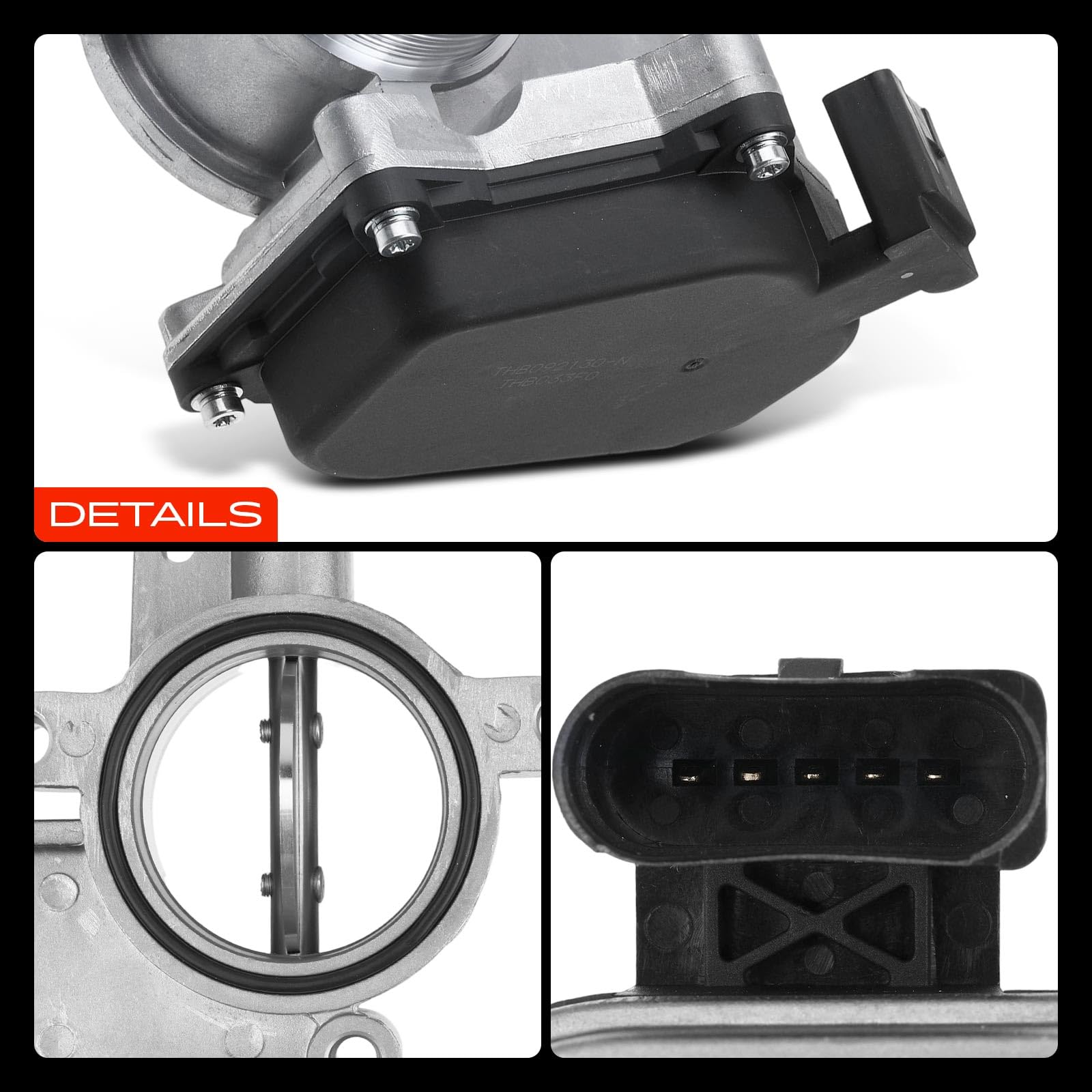 Frankberg Valvola dell'acceleratore Diesel Compatibile con Golf VI 5K1 1.6L Golf VI Variante AJ5 1.6L Golf Plus 521 5M1 1.6L Polo 6C1 6R1 1.6L Octav.i.a II 03L128063JL