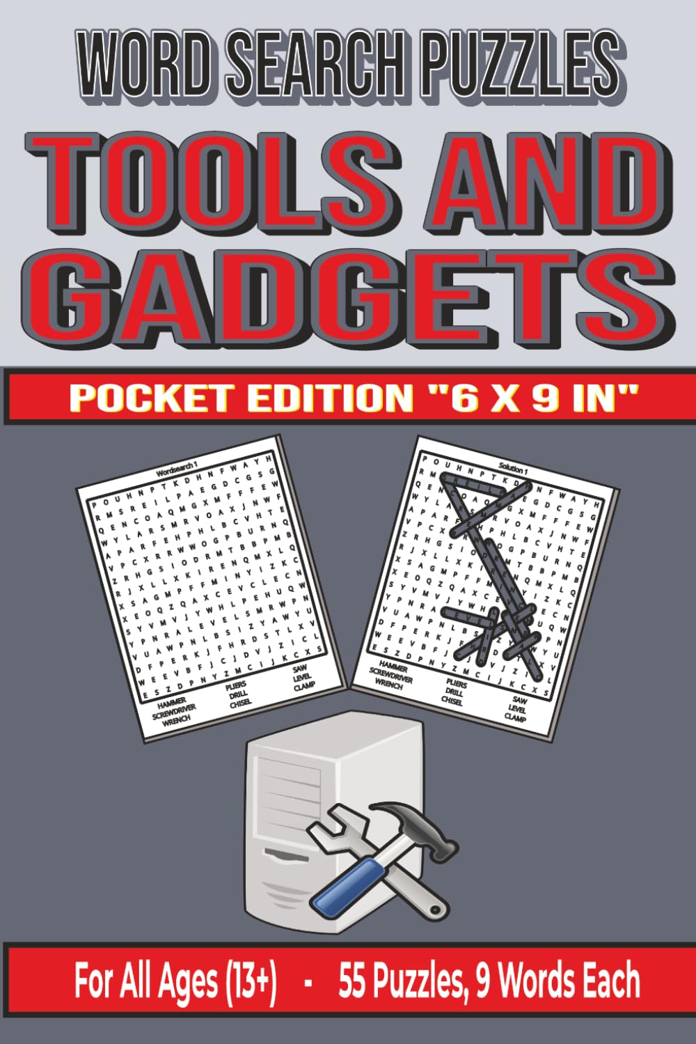 Tools and Gadgets - Word Search Puzzles - Pocket: Screen-Free! Challenging Activity for All Ages 13+ (Word Searches | Pocket Format)
