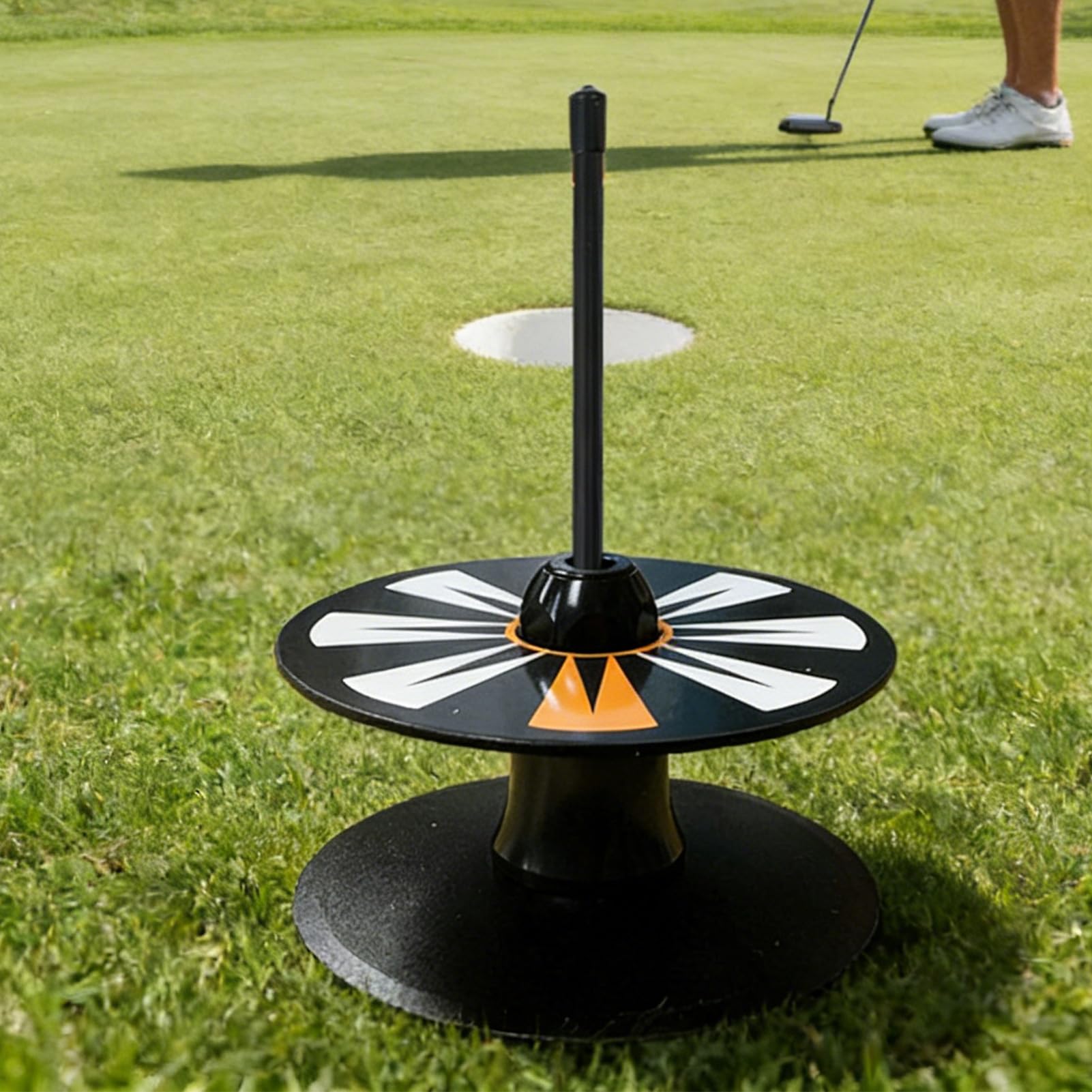 Generisch Golf Putt-Trainer Golf Putting-Trainingsscheibe | Golf-Rampenring für den Einsatz drinnen & draußen, Zuhause, im Büro, Garten, Fitnessraum oder auf dem Platz