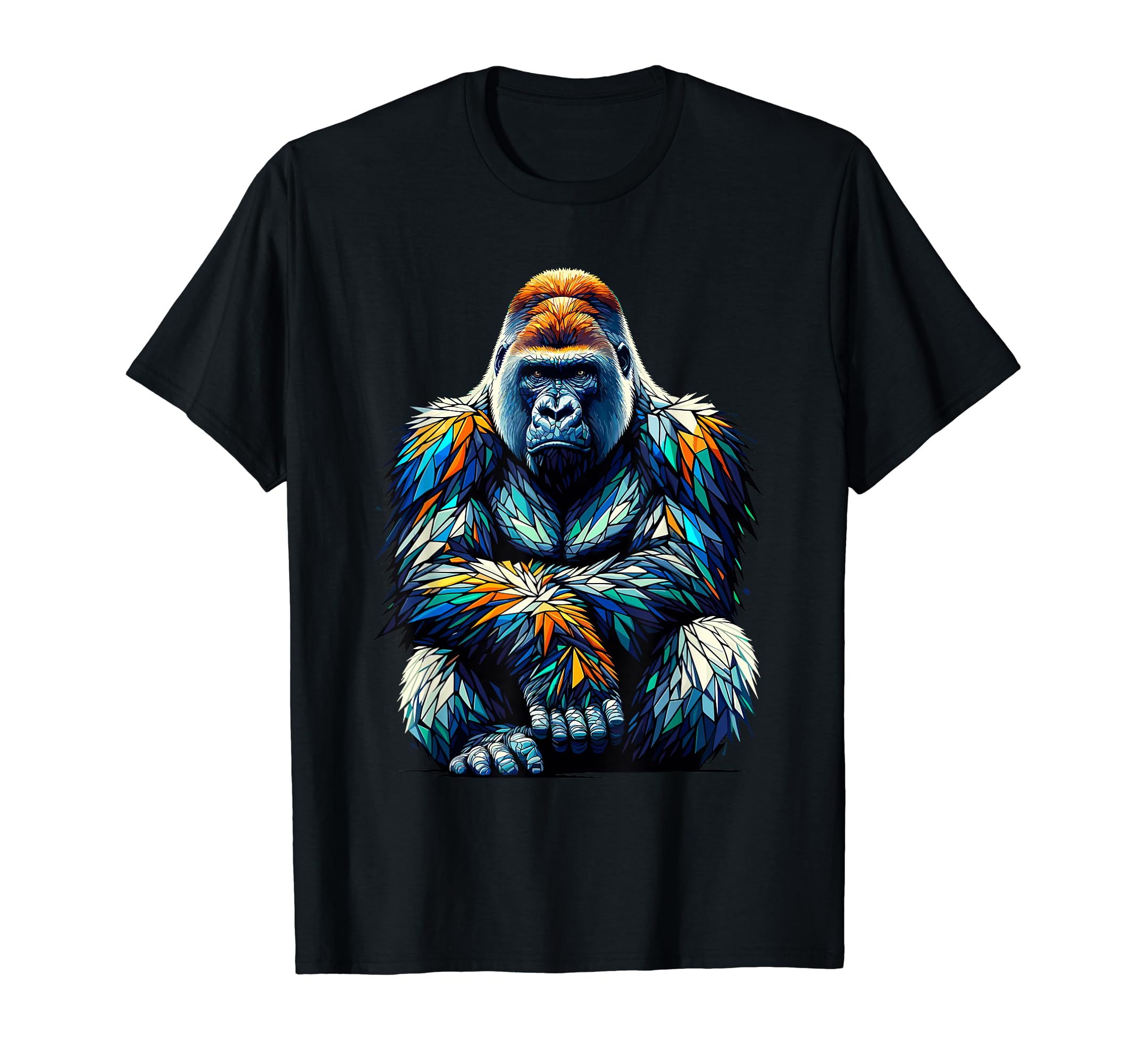 Sponsored Ad - Polygon Art Silverback Gorilla Gorillas T-Shirt