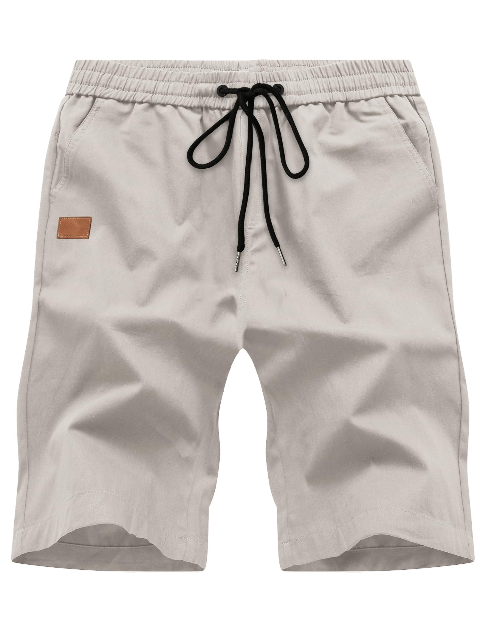 TARAINYA Pantalón Corto Hombre de Algodón Suave con Cordon Ajustable y Bolsillos