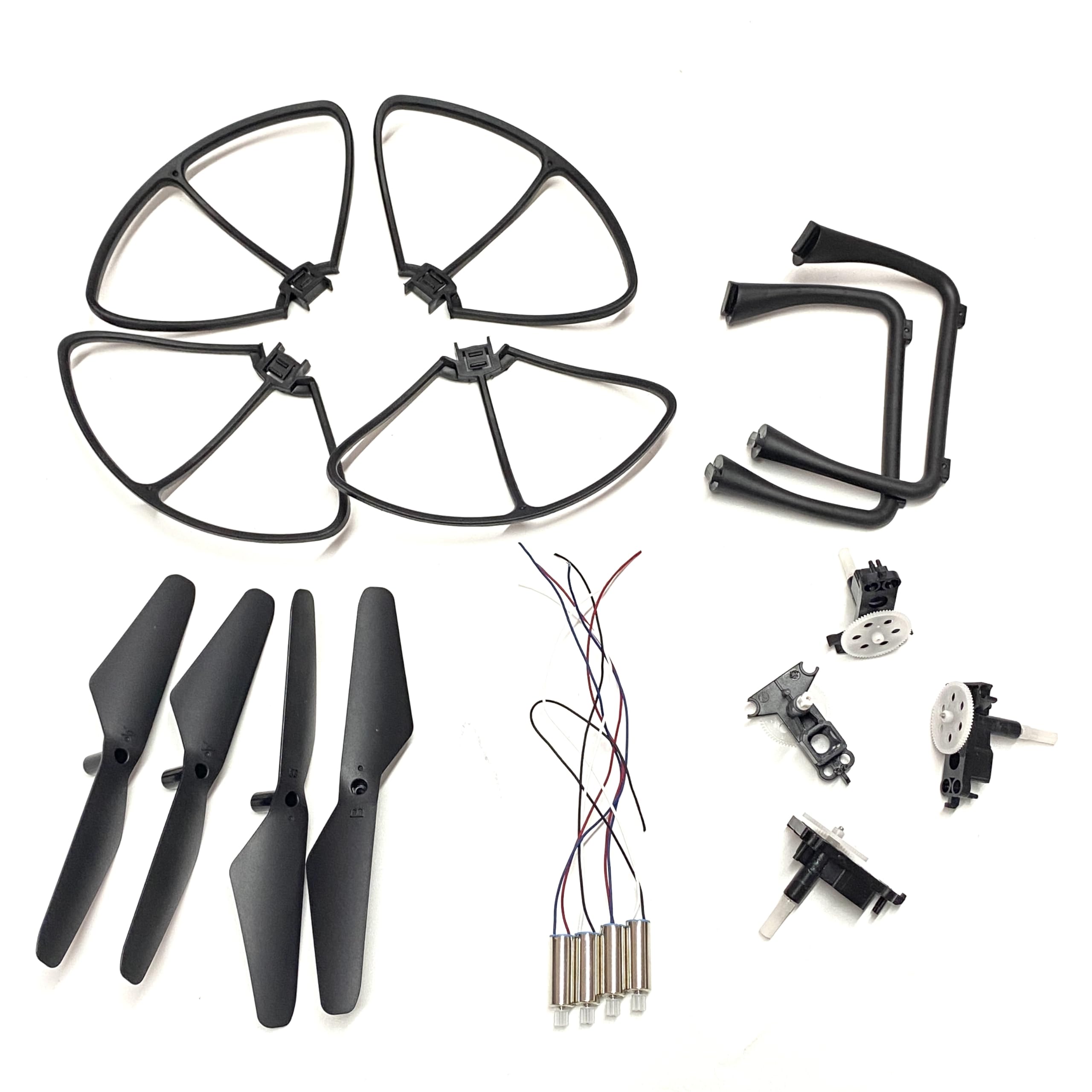 per KY102 per RC Drone Quadcopter Ricambi Pale Elica Telaio Pattino di atterraggio Motore(Motor Base Kit)