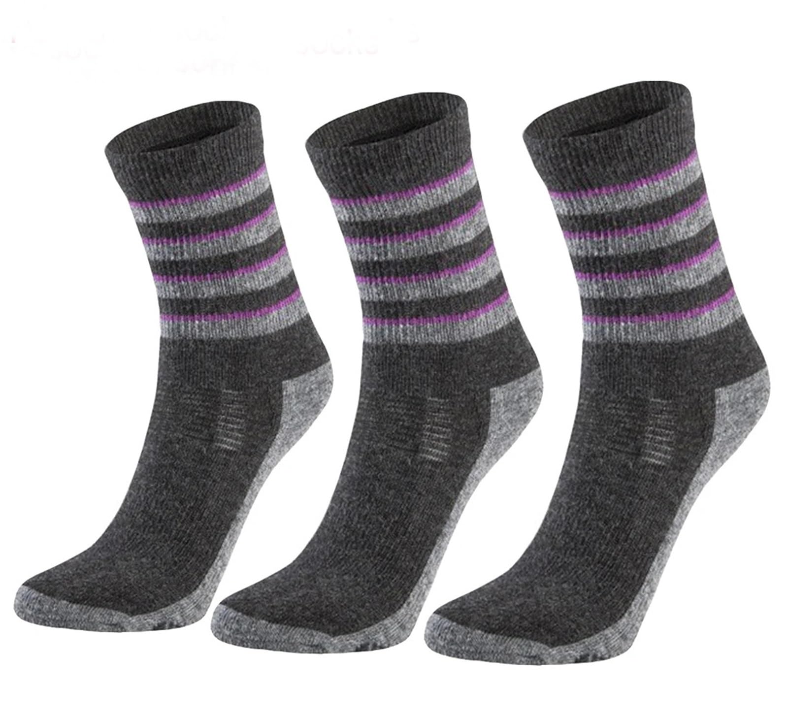Calcetines unisex for niños, calcetines de senderismo, gruesos, cálidos, térmicos, for exteriores, talla europea 31-34 Para Trekking, Ciclismo, Snowboard