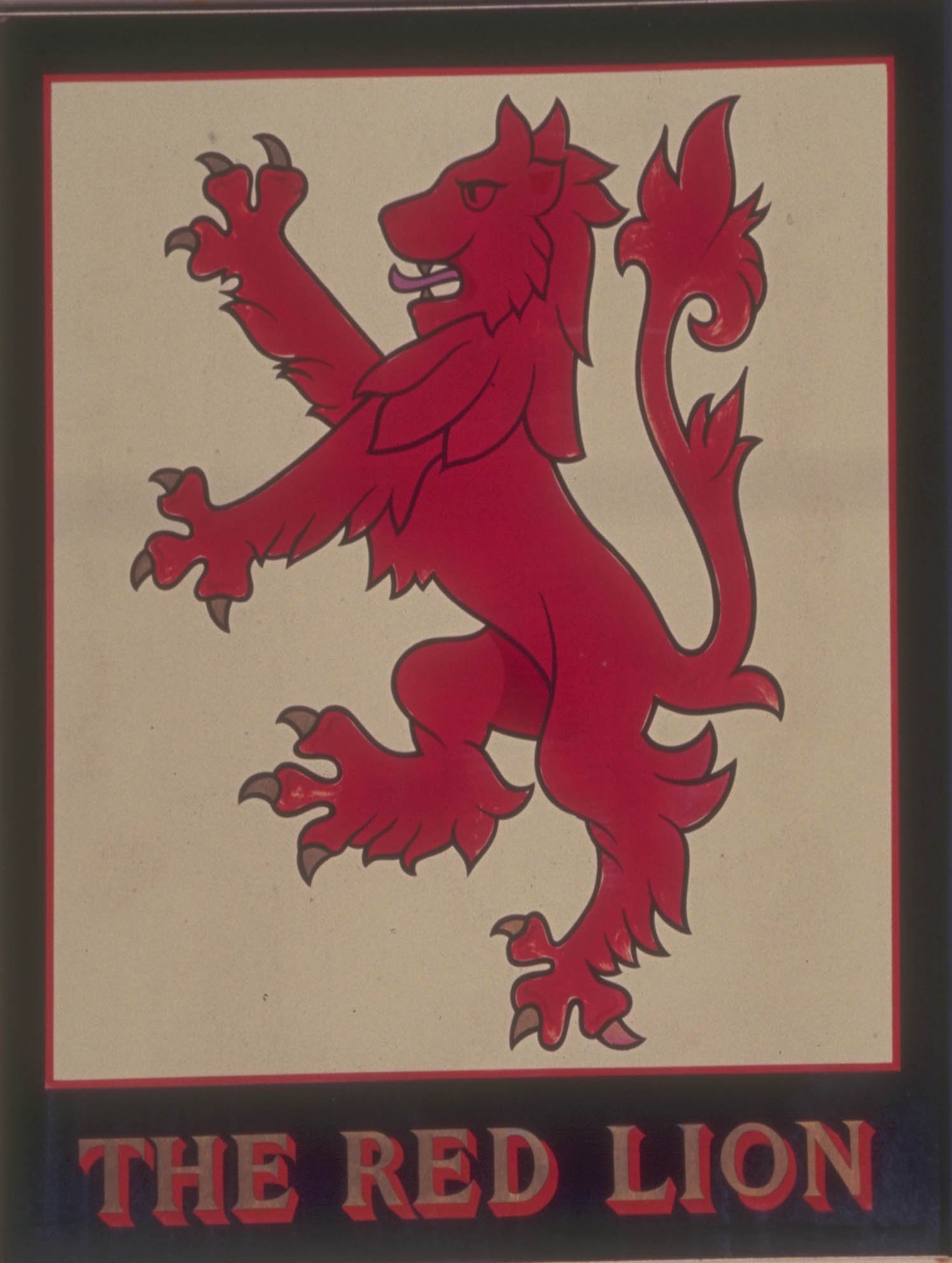 Libby's Emporium Red Metal Sign Pub 340050 Lion Magham Down Sussex A4 12X8 Aluminium