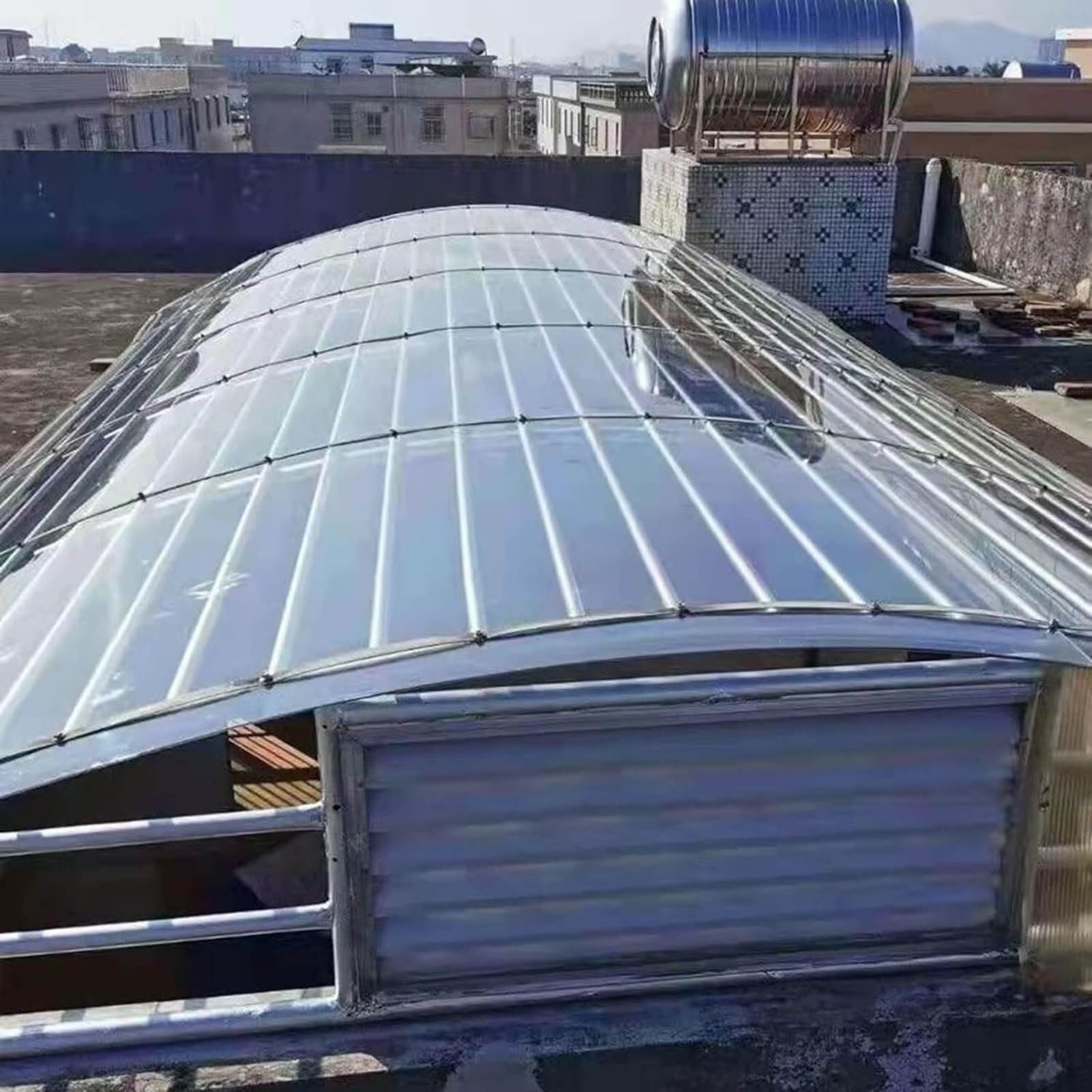 Cubierta Fibra Vidrio En Láminas Planchas Transparentes Tejados