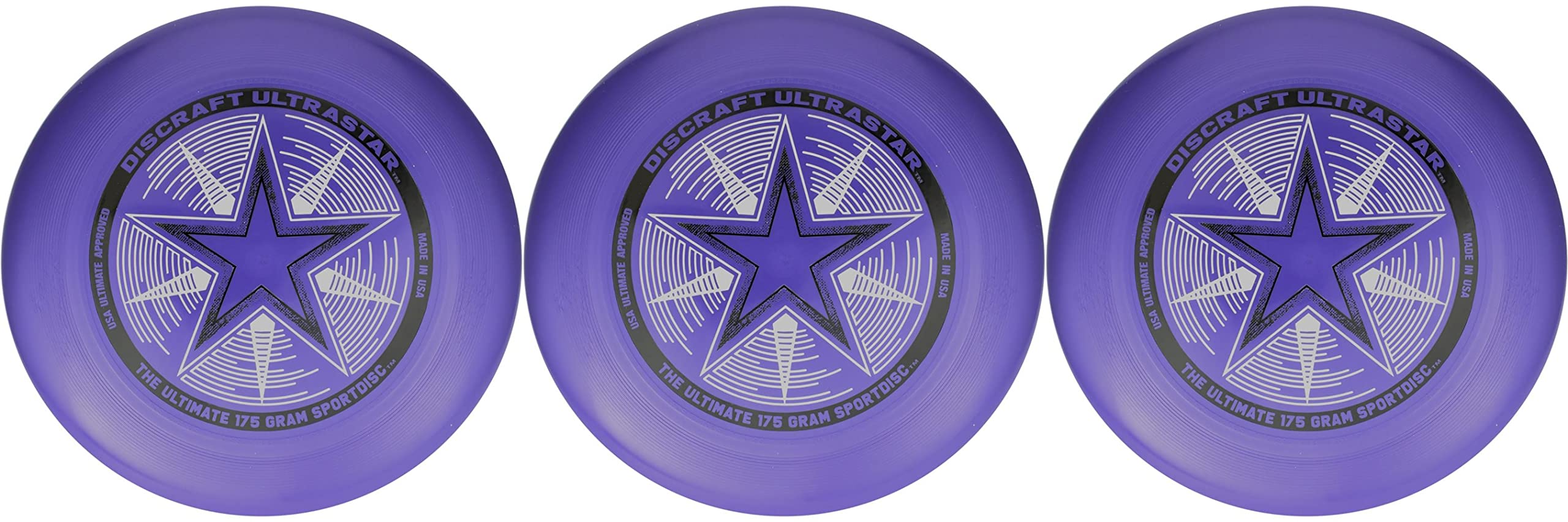 Discraft Ultra Star Ultimate Disc - 175g Official Tournament Frisbee