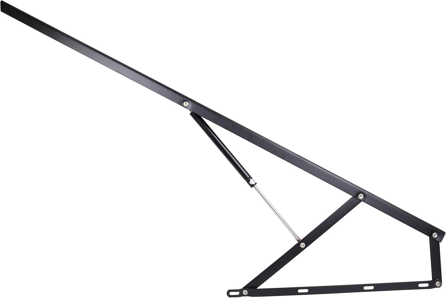 5FT Gas Piston Bed Lift Mechanisms for Sofa Bed Box Storage King Queen Twin Space Saving DIY Project Hardware,Black