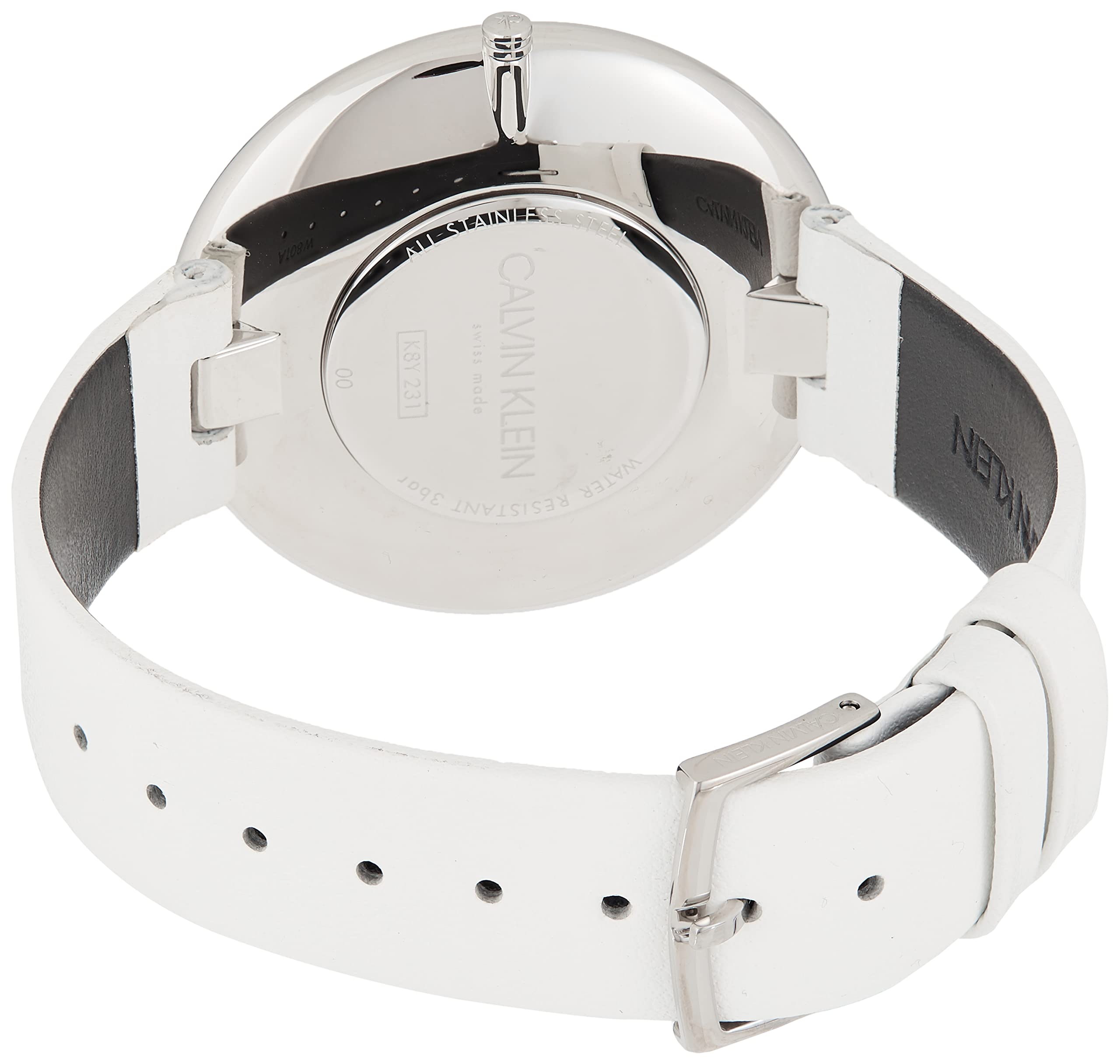 Calvin Klein Womens Analogue Quartz Watch With Leather Strap