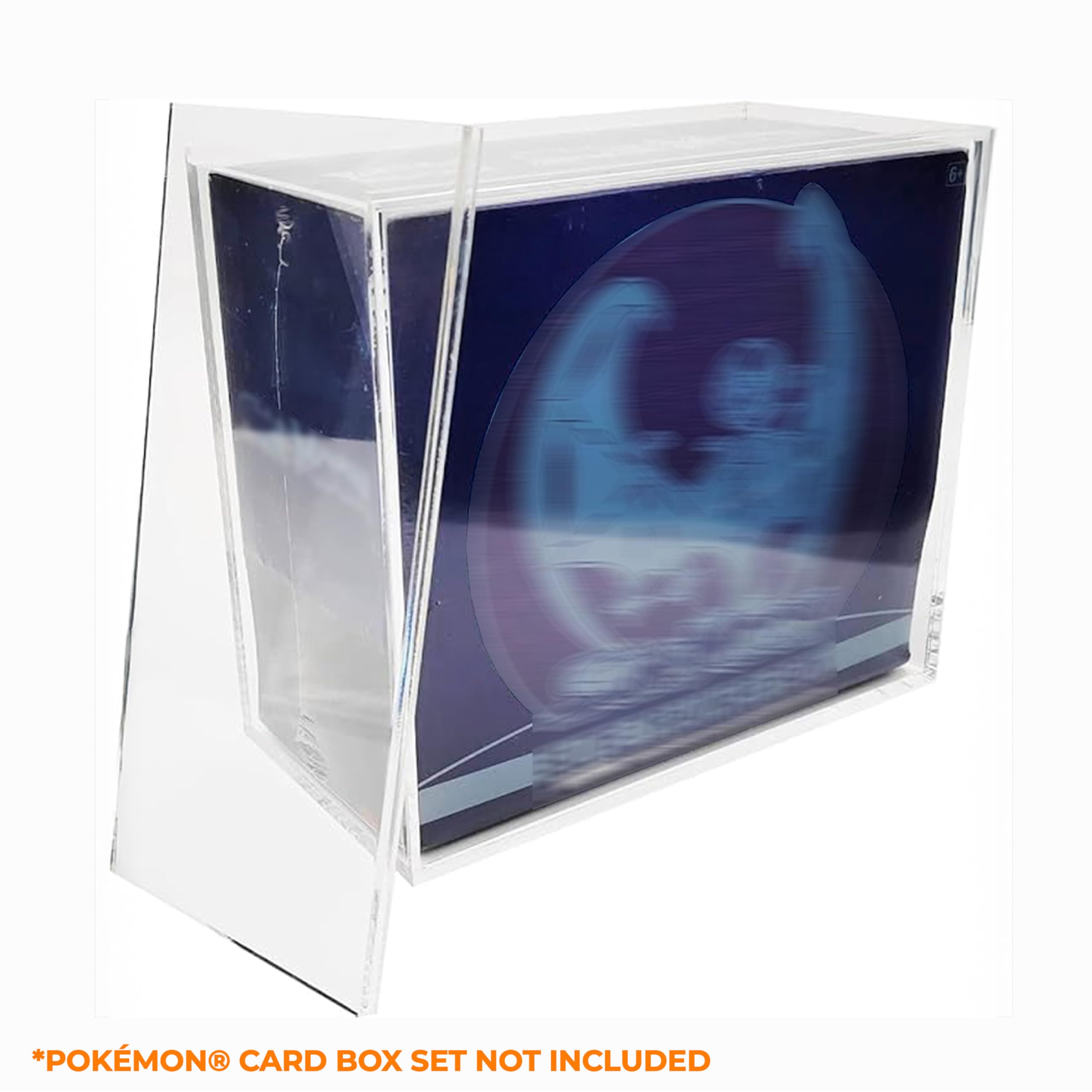 Friki Monkey ETB Pokemon Acrylique- Protège Votre Elite Trainer Box Pokemon de l'usure avec élégant Acrylique - Idéal pour Les collectionneurs Pokémon Elite Trainer Box (1 Unité)