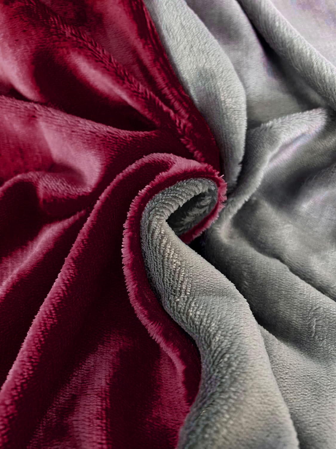 Leonado Vicenti Plüsch Teddy Bettwäsche Cashmere-Touch 4 teilig Garnitur Set Winter extrem warme Einfarbige Uni Garnitur kuschelig weich 135x200 cm