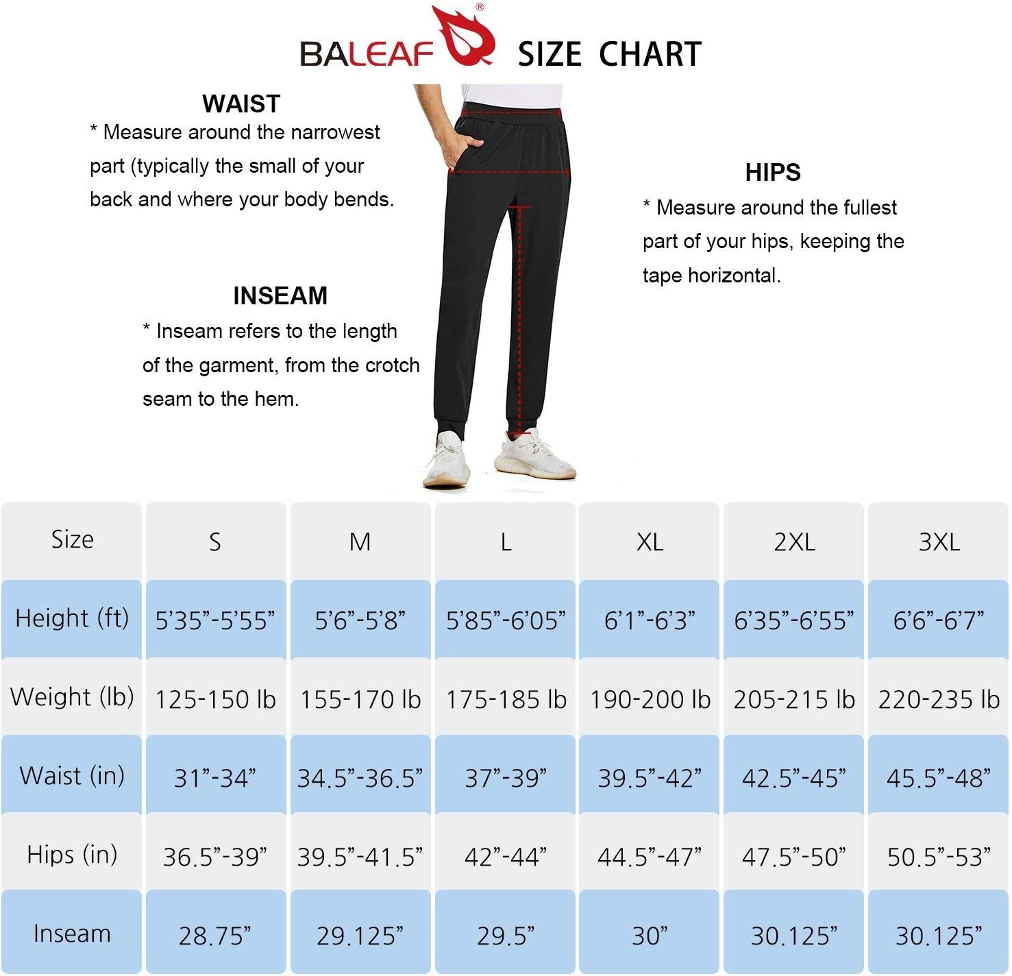 BALEAF mens Modern/Fitted