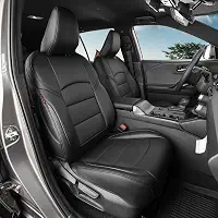 coverdream Capas de assento Rav4 2026 personalizadas para Toyota Rav4 Hybrid (LE, XLE Premium) SUV, conjunto completo protetor de assento de carro de couro impermeável de luxo