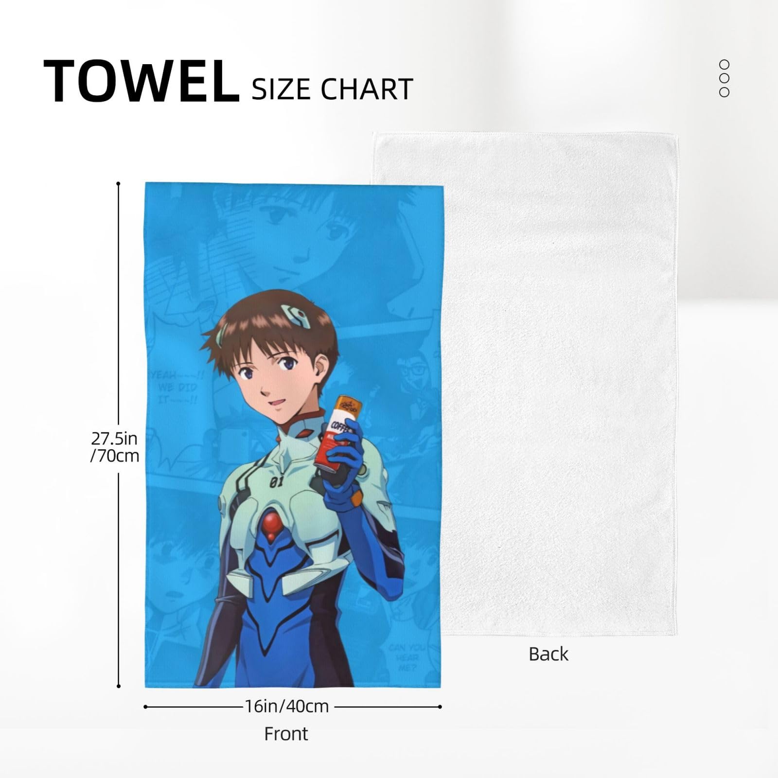 Amazon｜新世紀エヴァンゲリオン 碇シンジ Eva バスタオル ビーチ