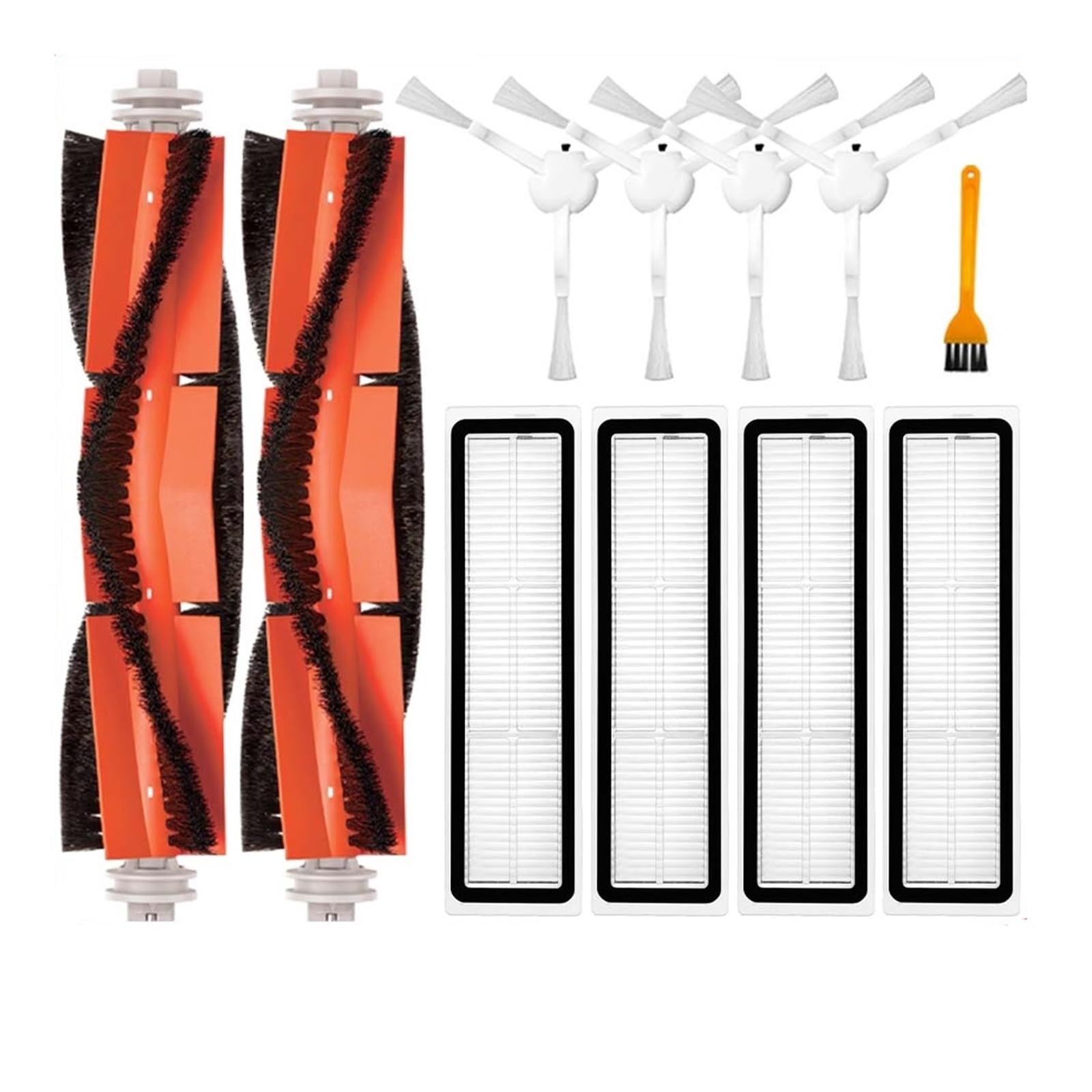 Kicici Compatible With Dreame D9 / L10 Pro/Trouver Robot LDS Finder Robot Vacuums Main Side Brush Mop Cloths Filter Accessories(Set P)